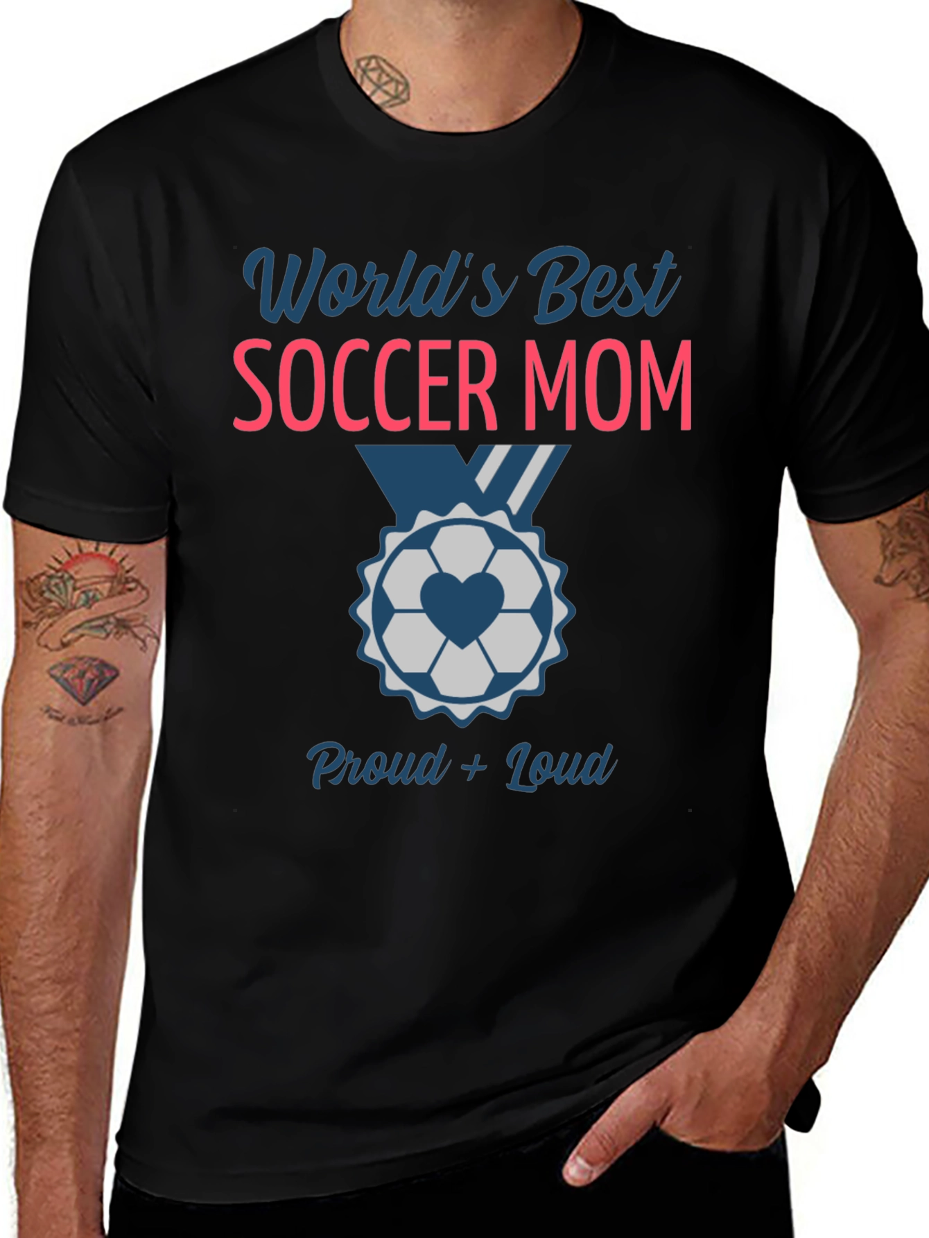 Variant 17 of World's Best Soccer Mom Graphic T-Shirt