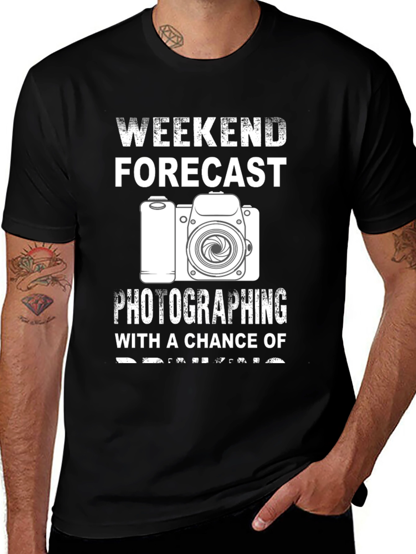 Variant 7 of Weekend Forecast Photography T-Shirt