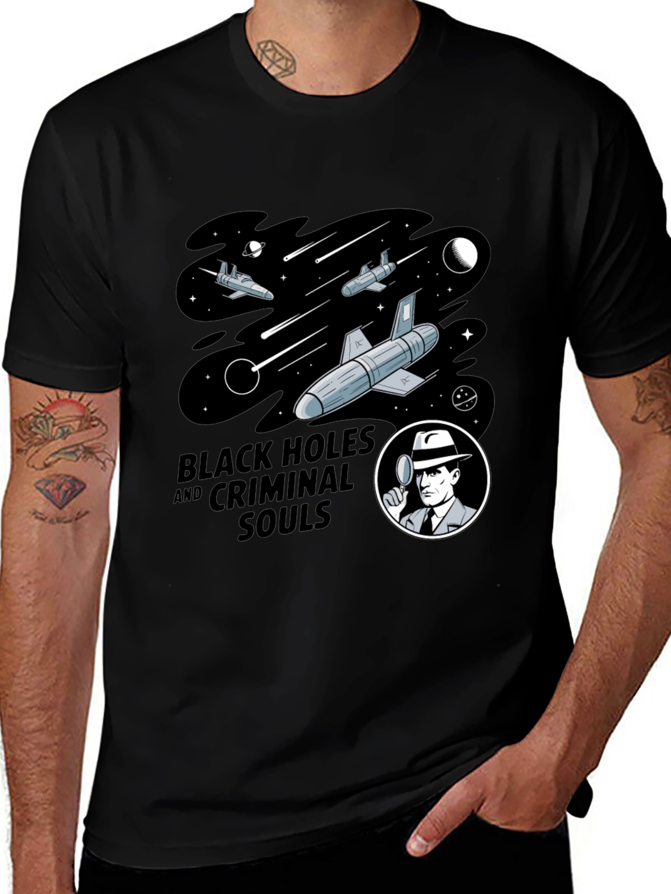 Black Holes & Criminal Souls Graphic Tee