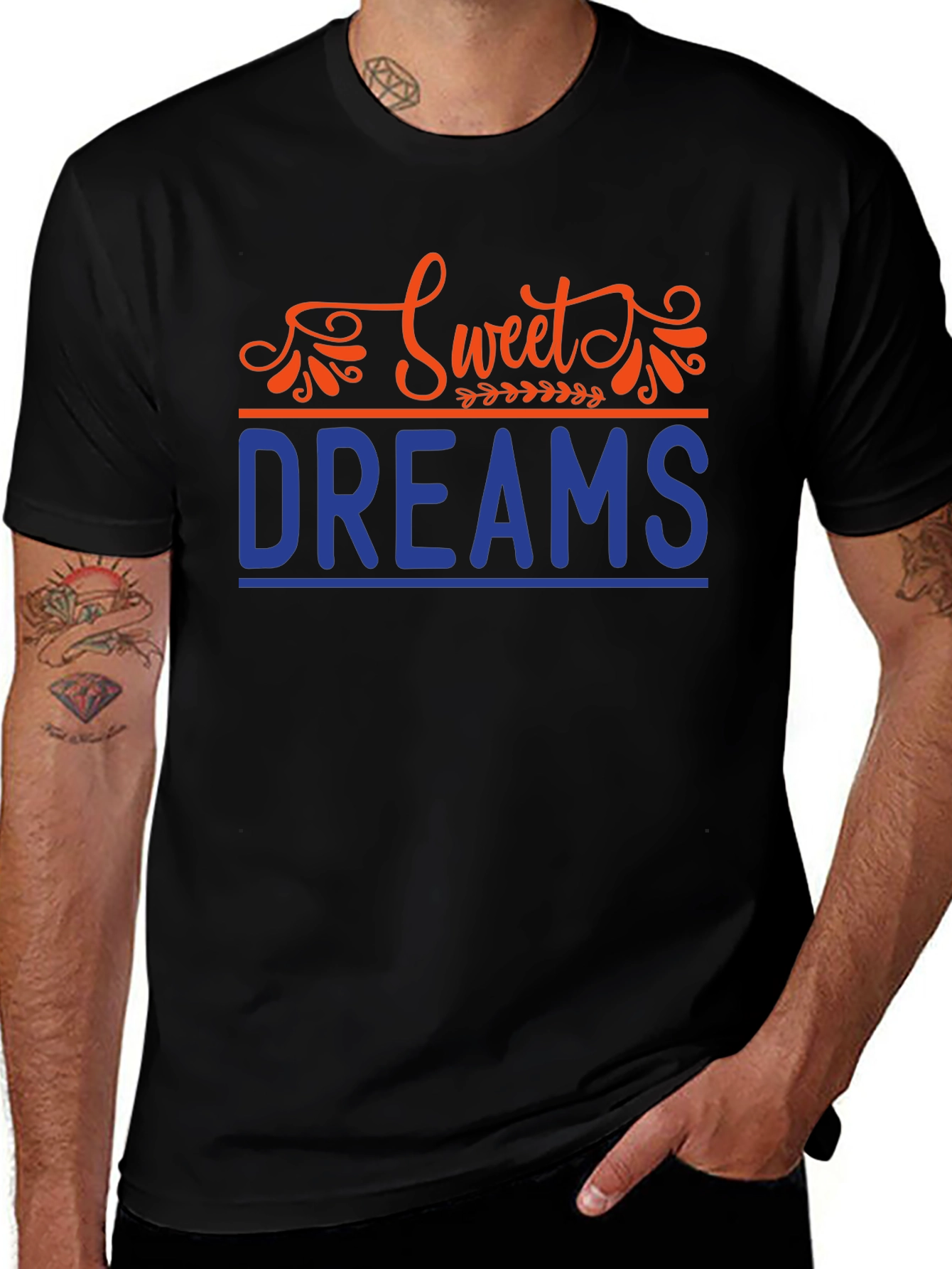 Camiseta Negra "Sweet Dreams" Diseño Original