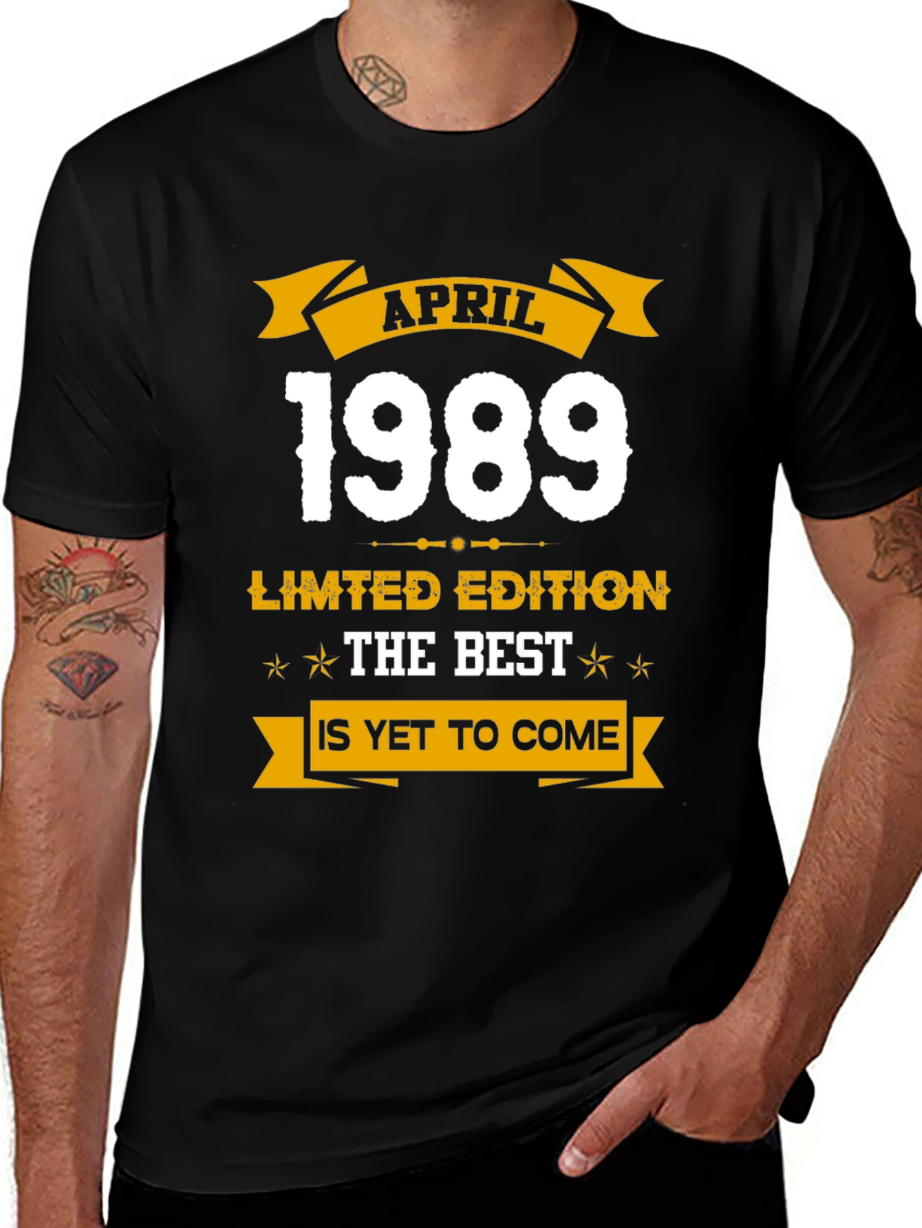 Variant 7 of April 1989 Limited Edition Birthday T-Shirt