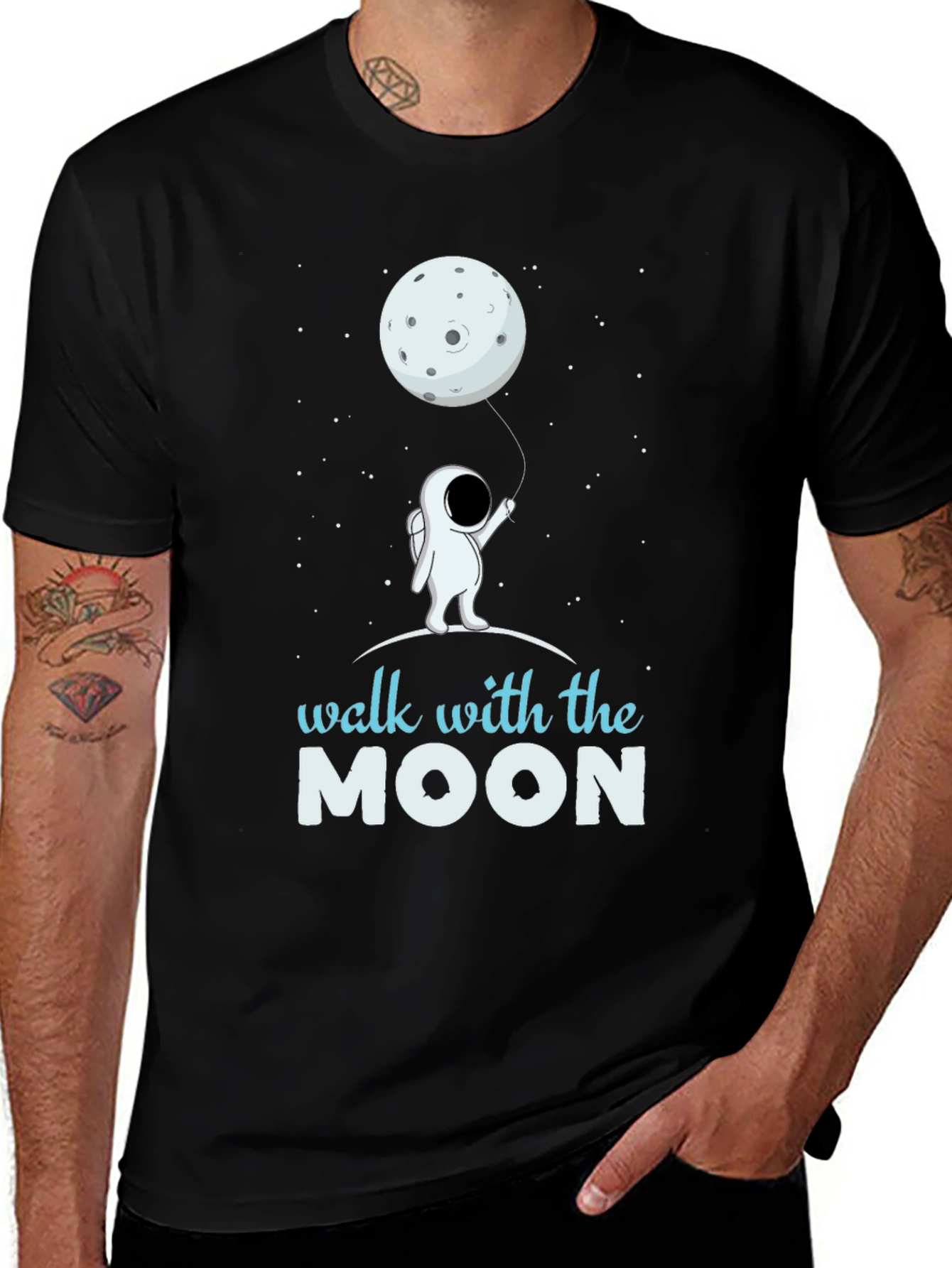Variant 28 of Walk with the Moon Graphic T-Shirt