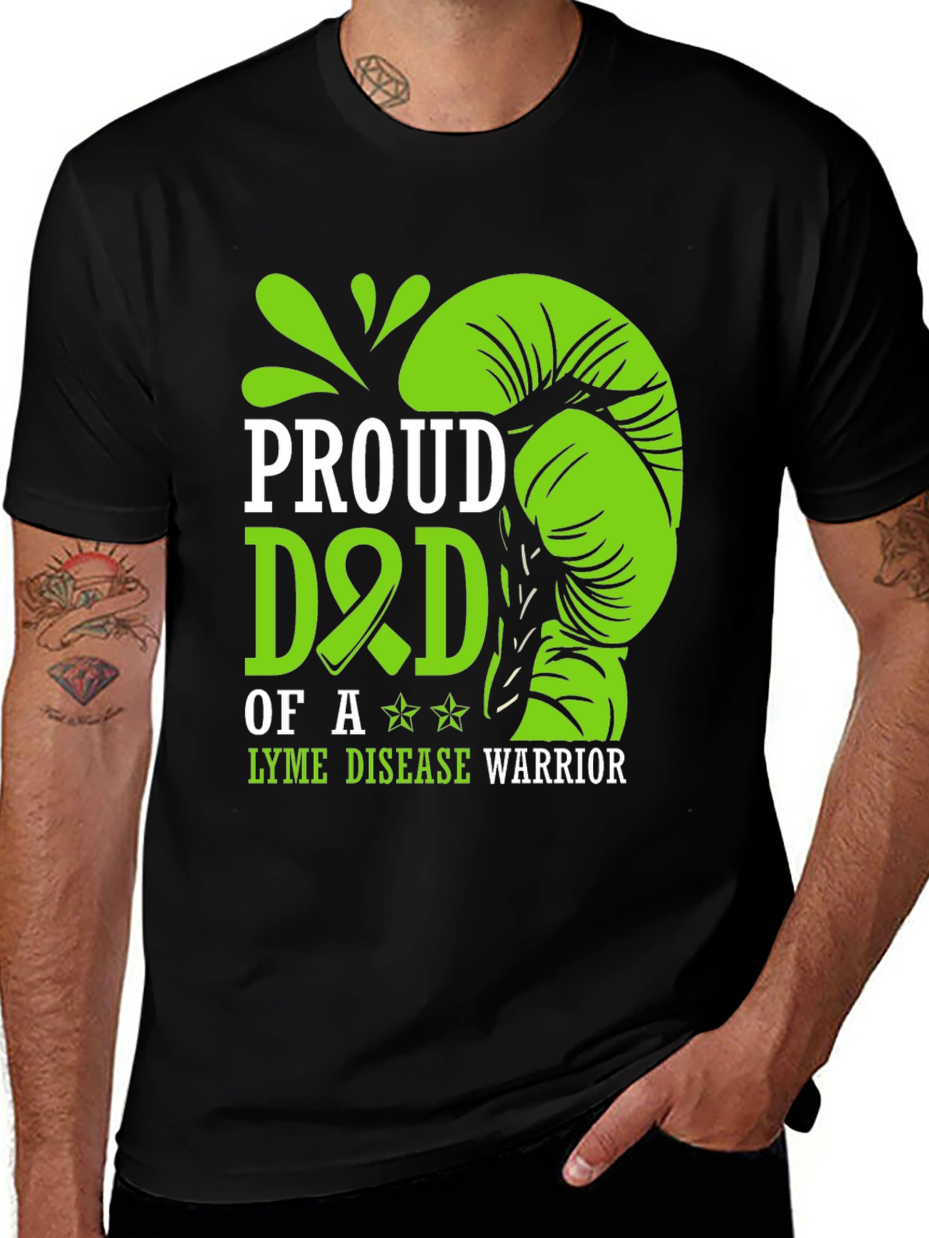 Proud Dad of a Lyme Disease Warrior T-Shirt