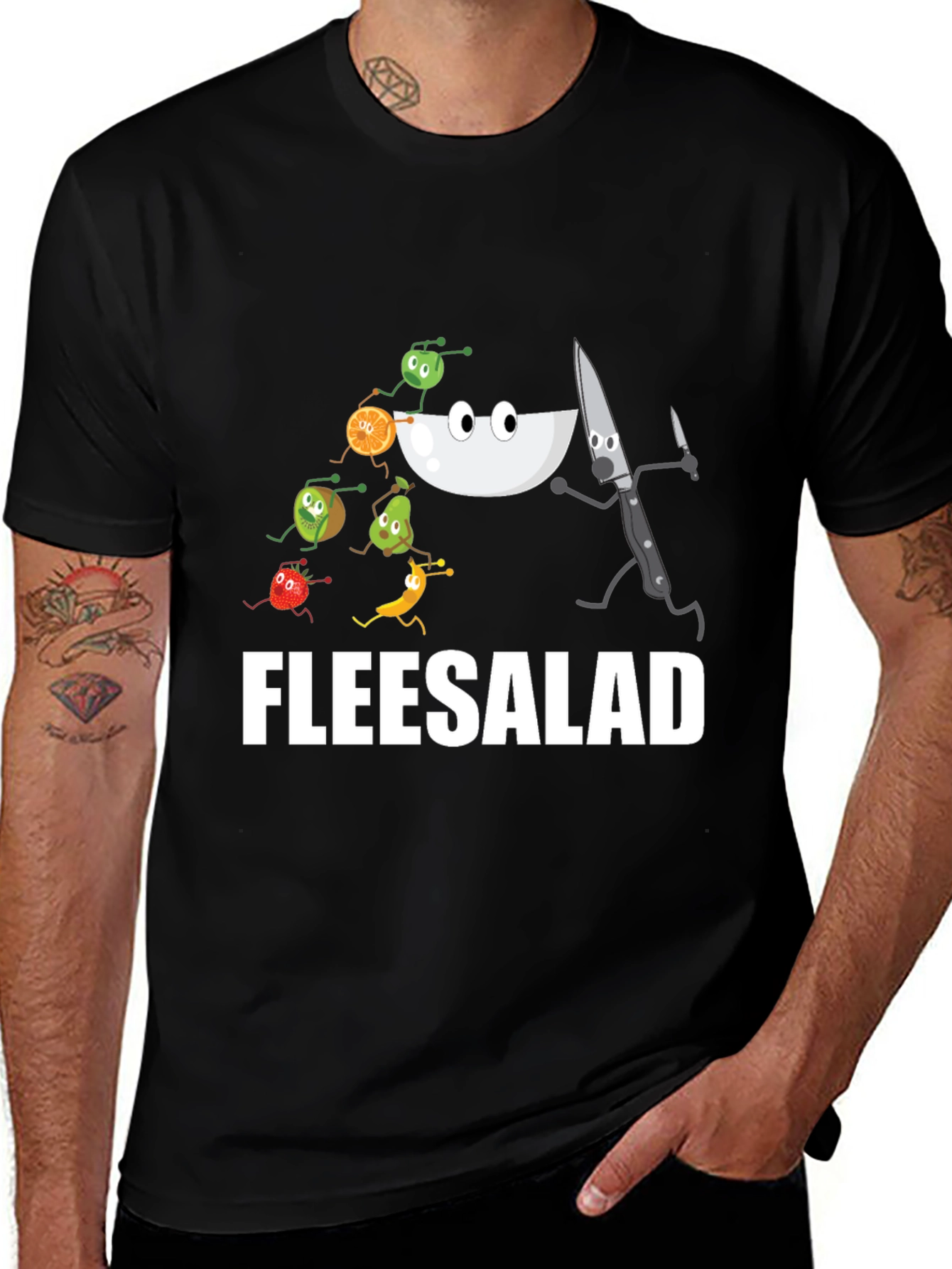 Variant 16 of Fleesalad Cartoon Graphic T-Shirt