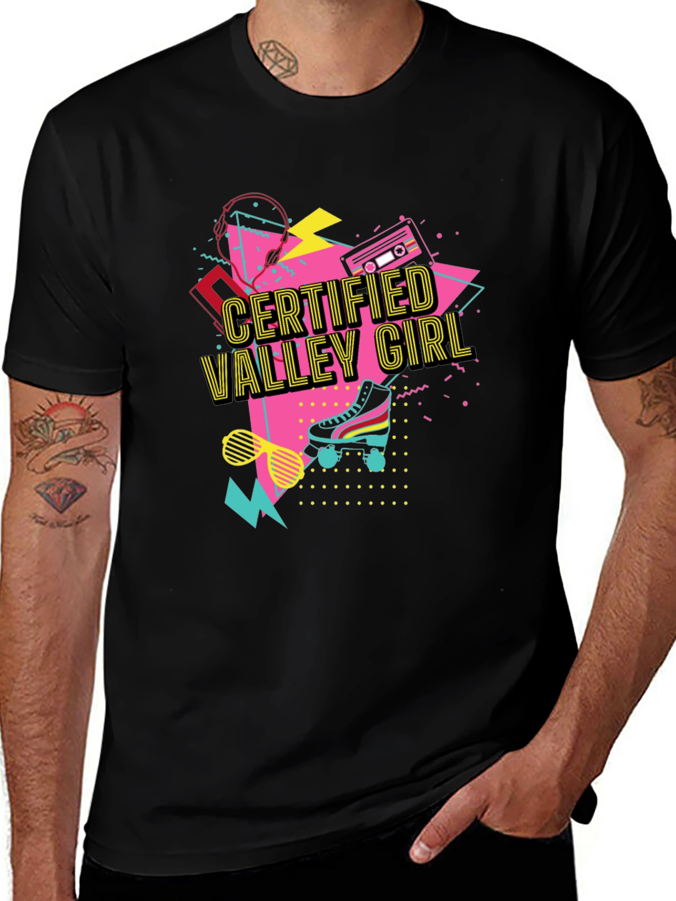 Variant 7 of Certified Valley Girl 80s Graphic Tee