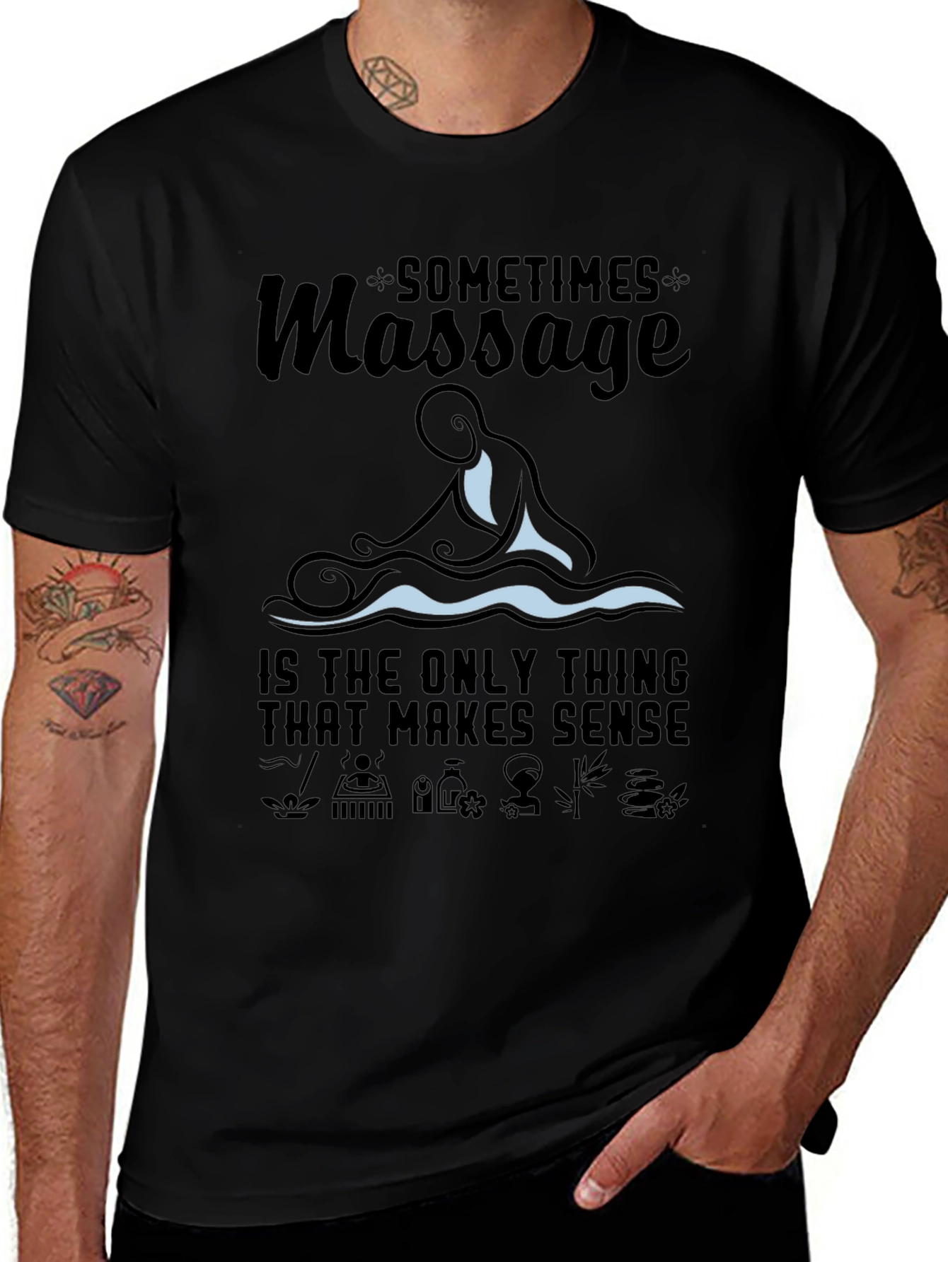 Variant 7 of Massage Therapy T-Shirt: Relaxing Spa Gift