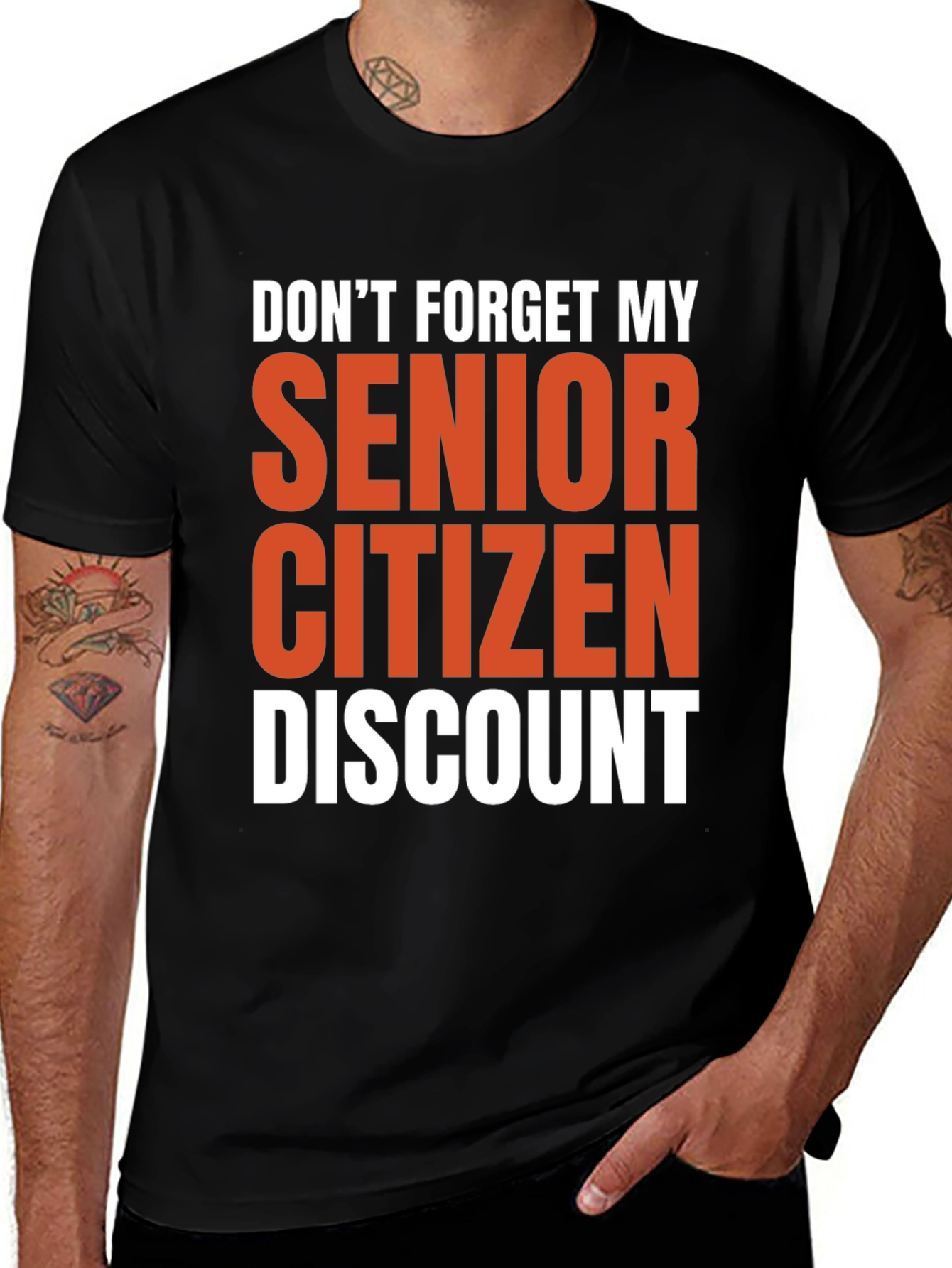 Variant 15 of Senior Citizen Discount T-Shirt Funny Novelty Top