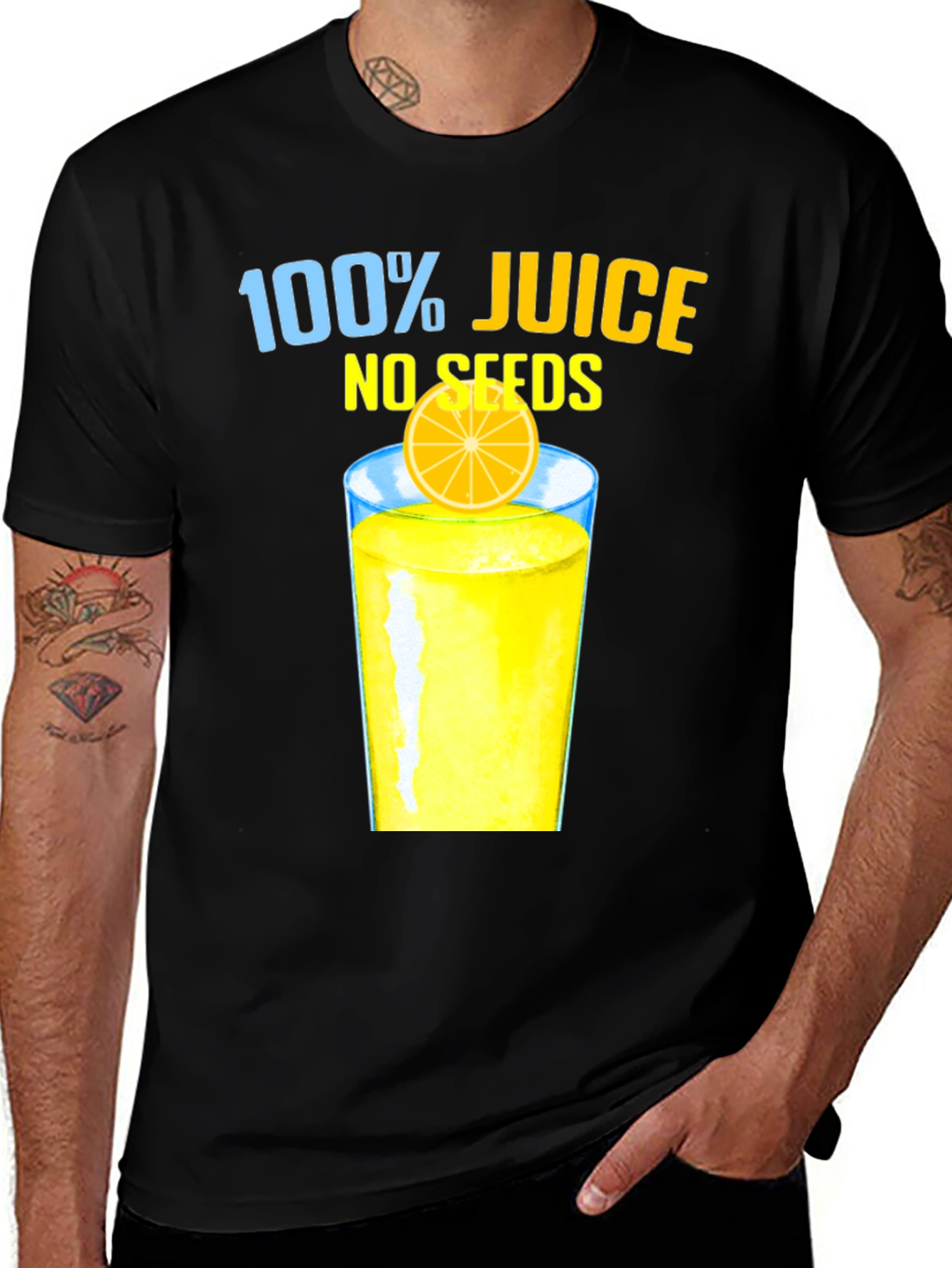 Variant 14 of 100% Juice No Seeds Graphic T-Shirt