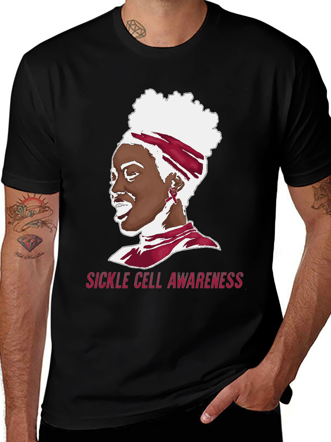 Variant 2 of Sickle Cell Awareness Graphic Tee