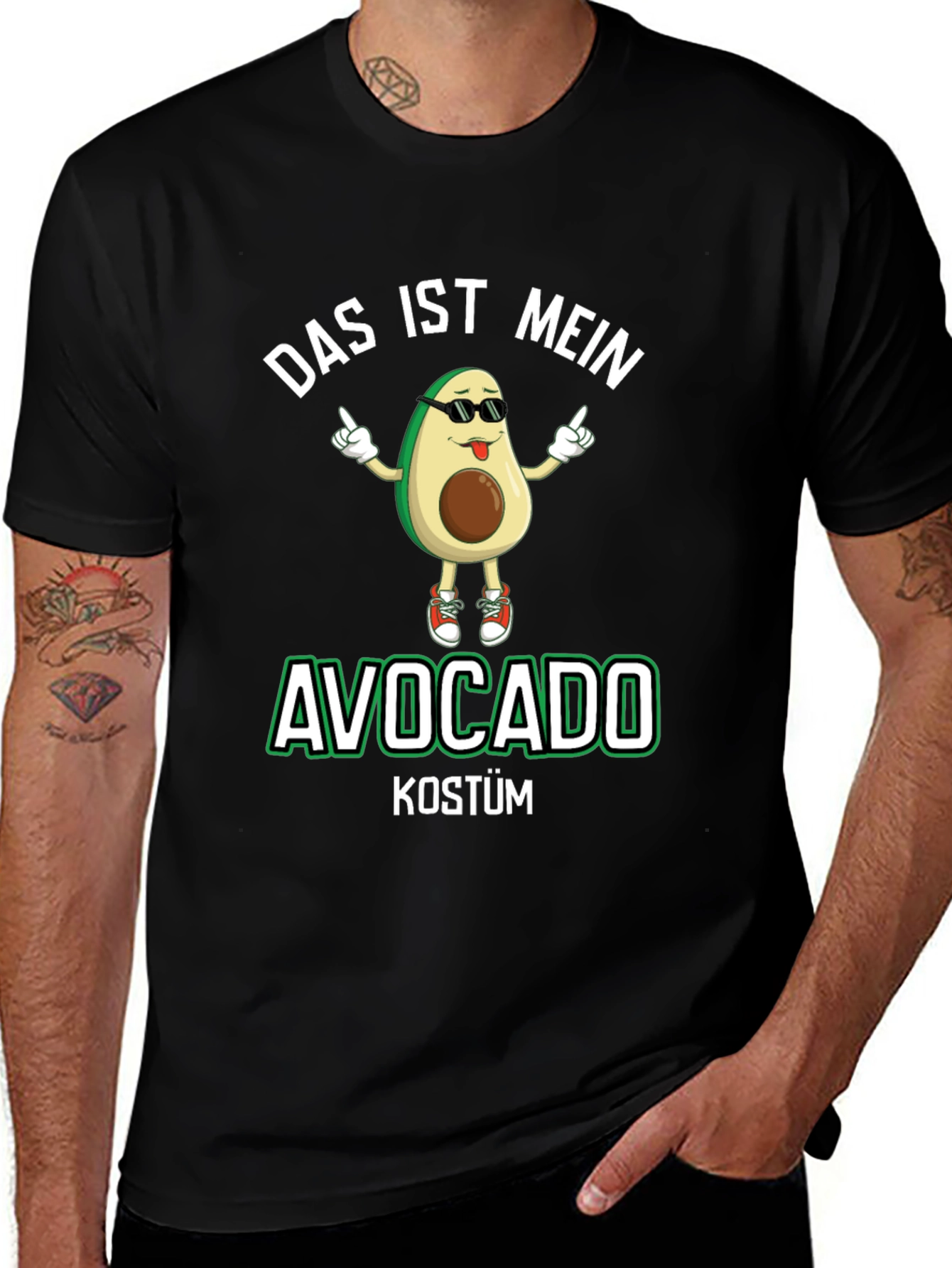 Variant 13 of Funny Avocado Costume T-Shirt