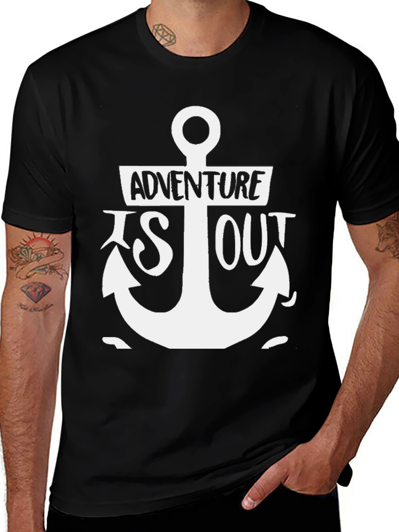 Variant 12 of Adventure Is Out There Anchor T-Shirt