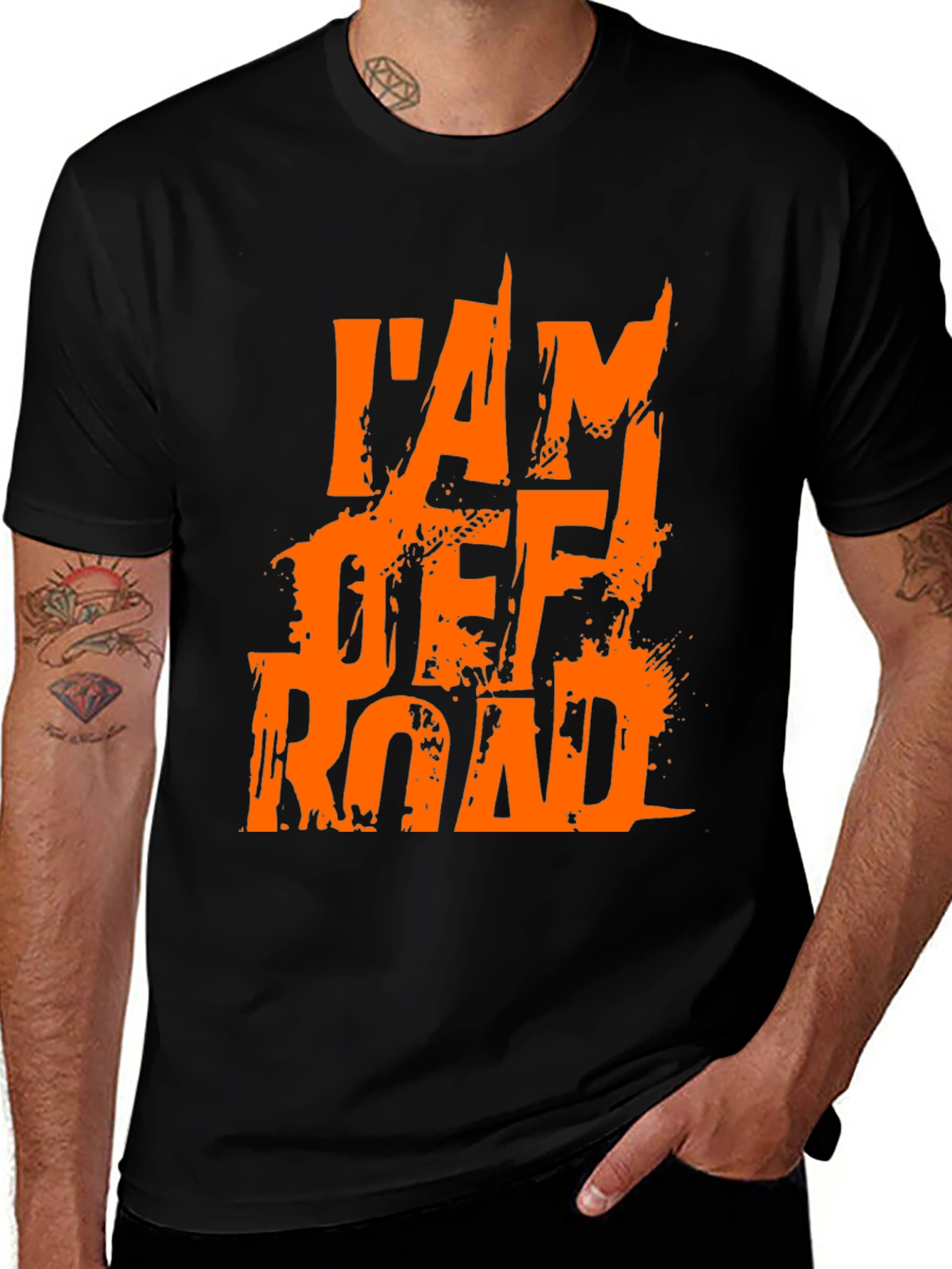 Variant 22 of I AM OFF ROAD Black T-Shirt
