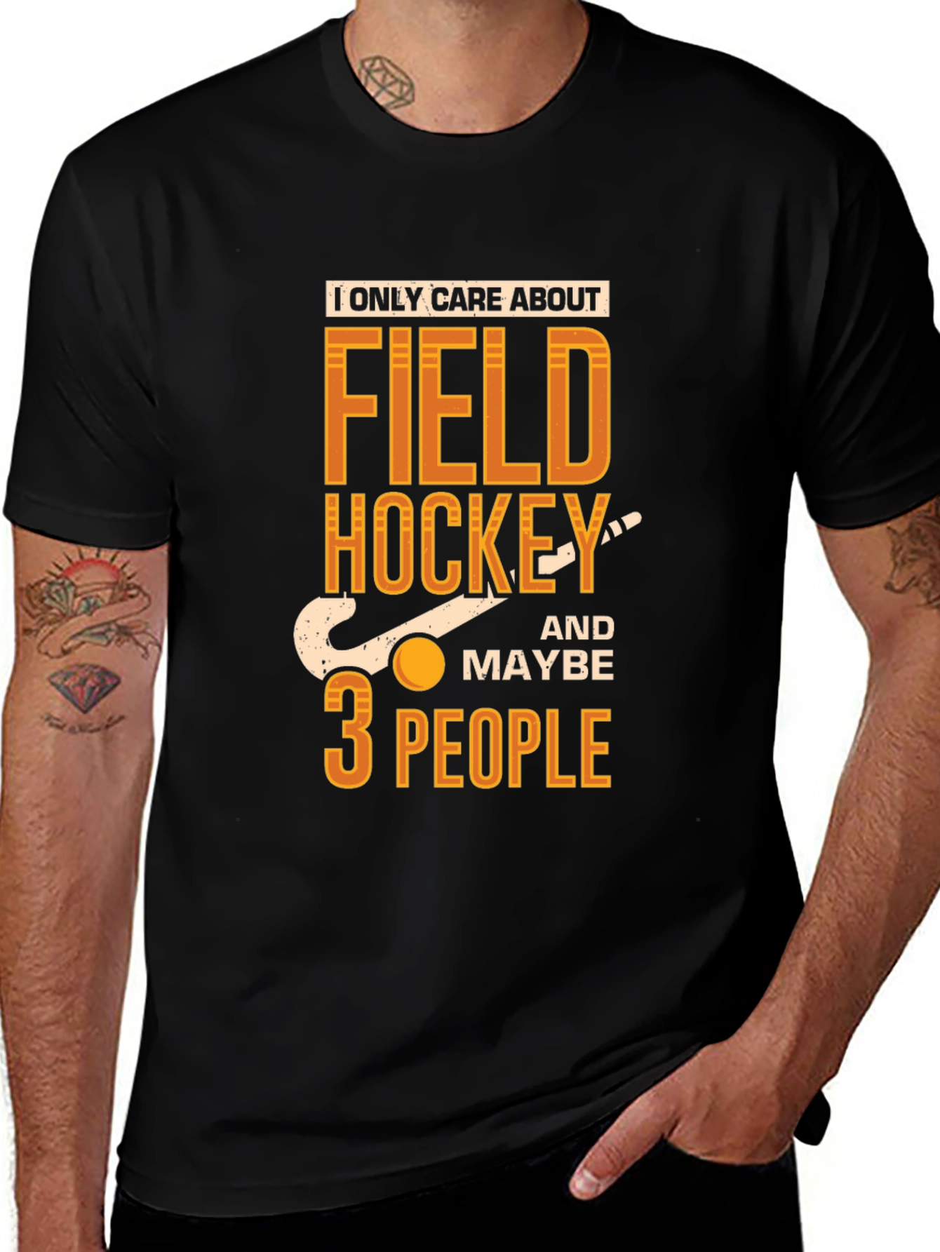Field Hockey Fan T-Shirt - I Only Care About...