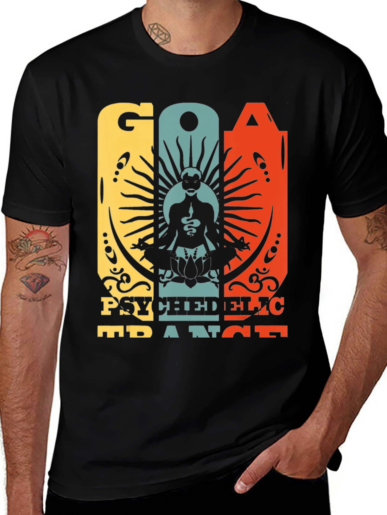 Variant 19 of Goa Psychedelic Trance T-Shirt