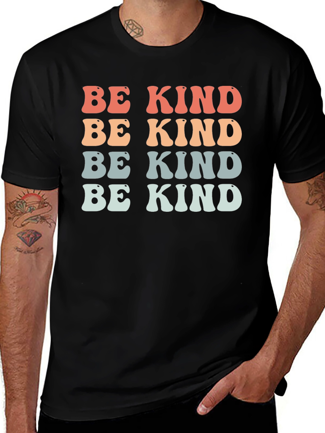 Variant 21 of Be Kind Retro T-Shirt