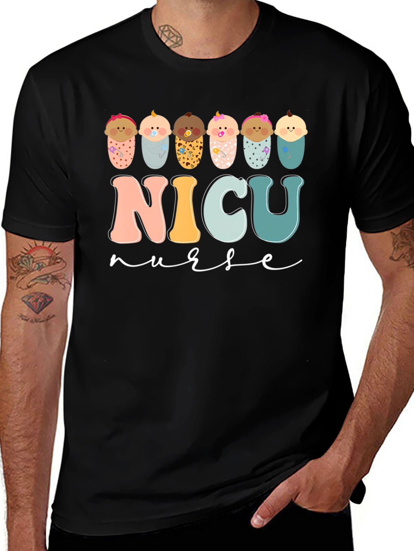NICU Nurse T-Shirt - Adorable Baby Design