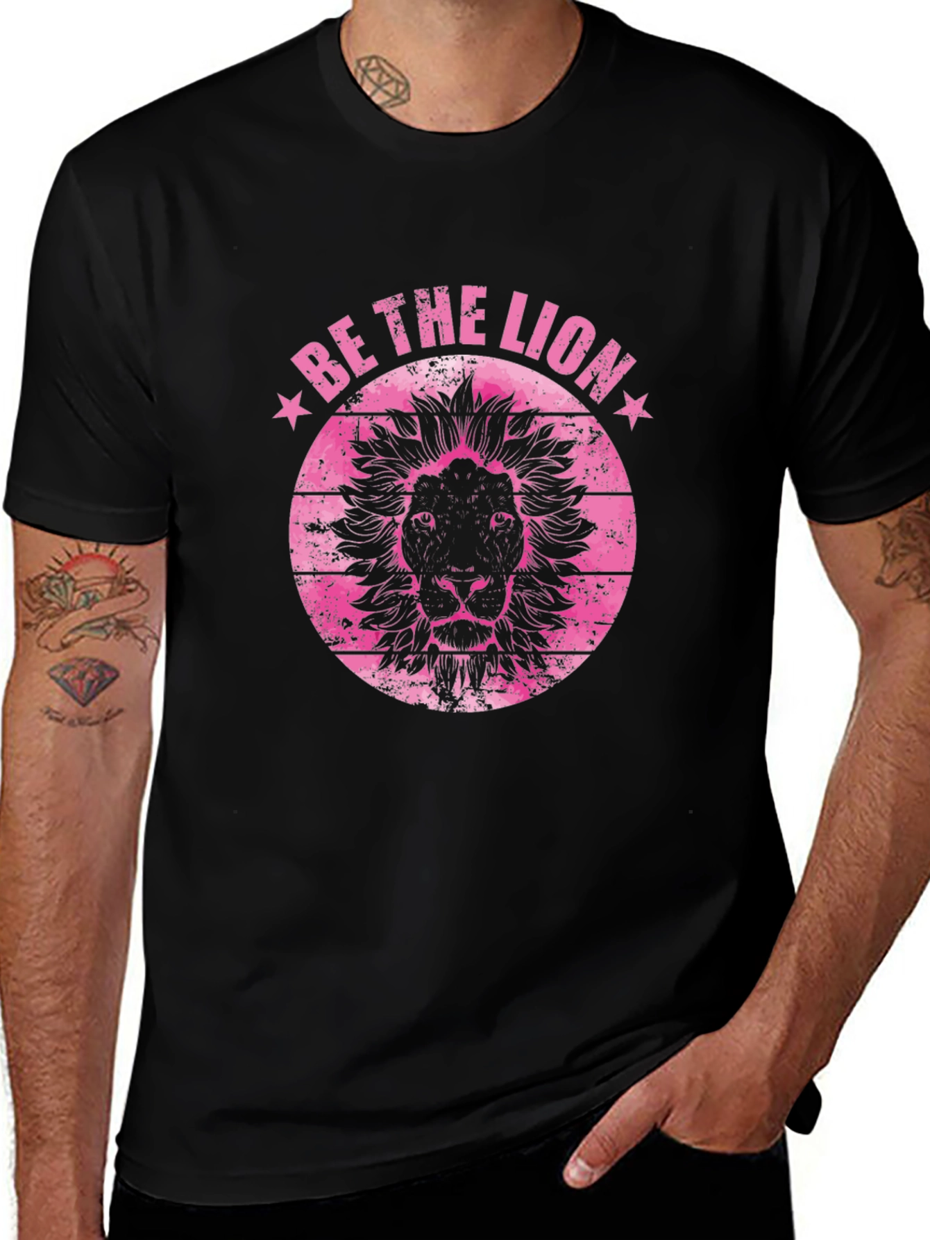 Variant 5 of Be The Lion - Black Graphic Tee
