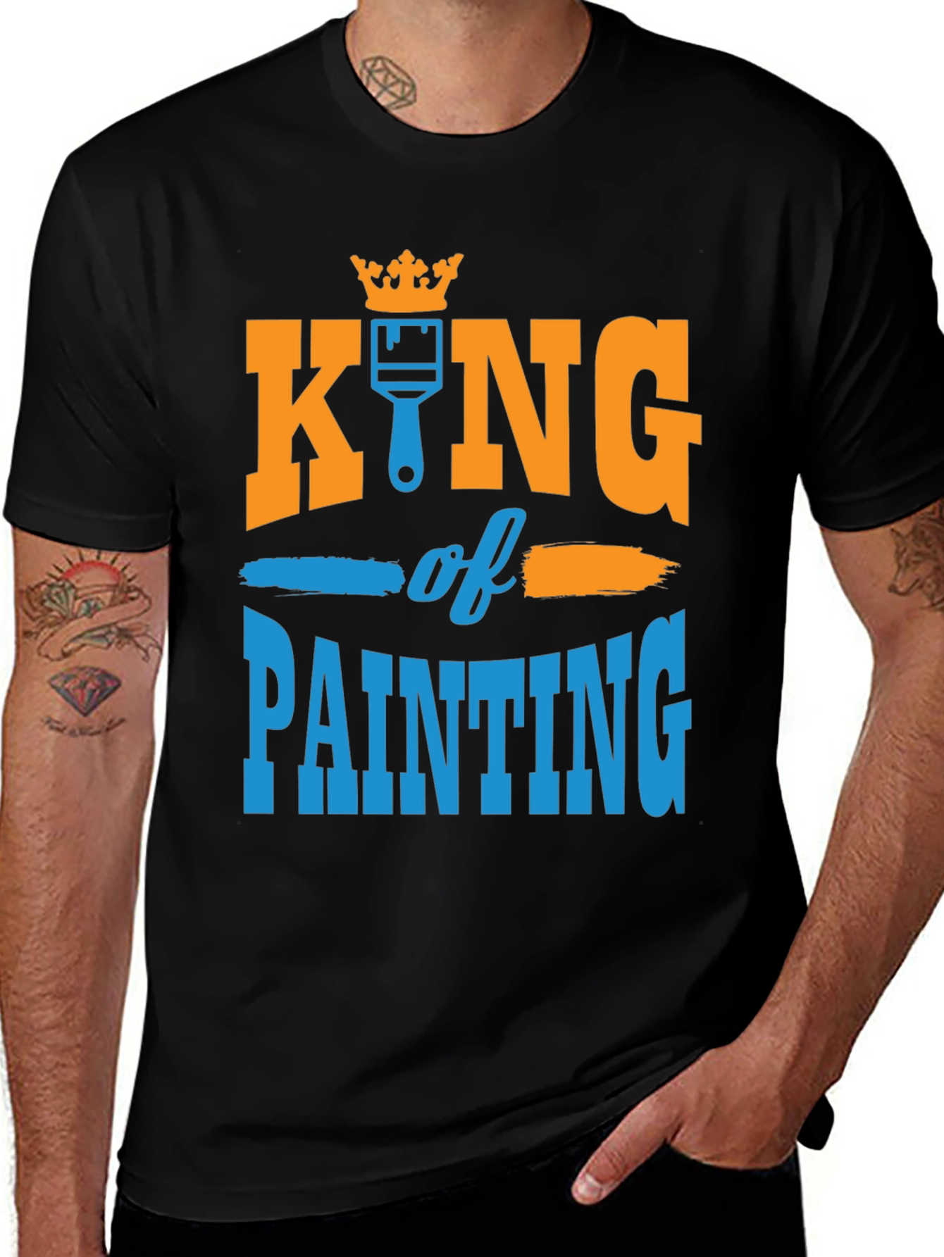 Variant 7 of King of Painting T-Shirt - Painter Gift