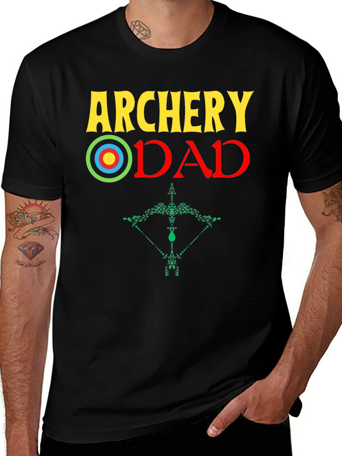Variant 11 of Archery Dad T-Shirt - Target Bow Hunting Tee