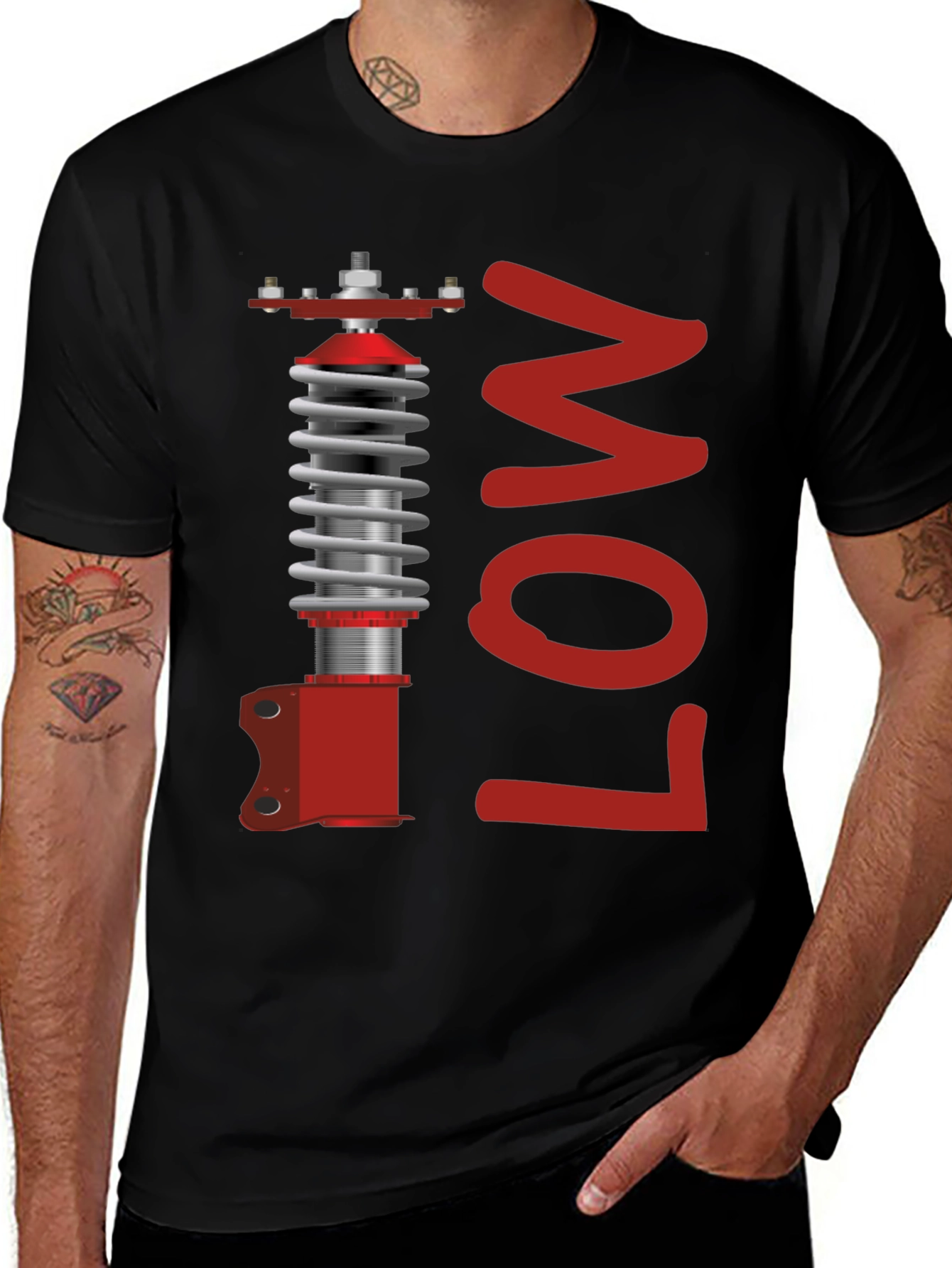 Variant 8 of LOW Suspension T-Shirt - Automotive Enthusiast Apparel