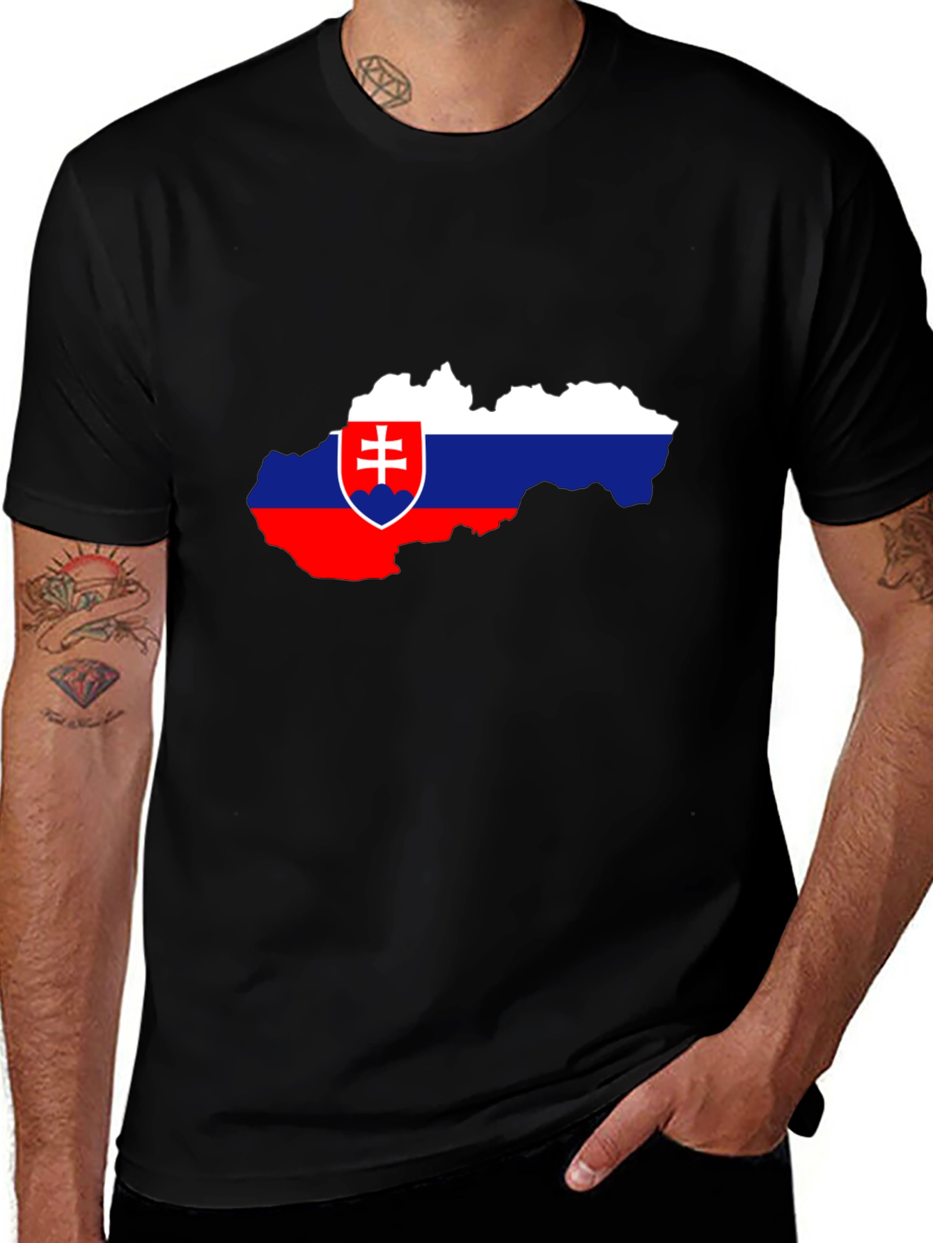 Slovakia Flag T-Shirt - Patriotic Slovak Pride