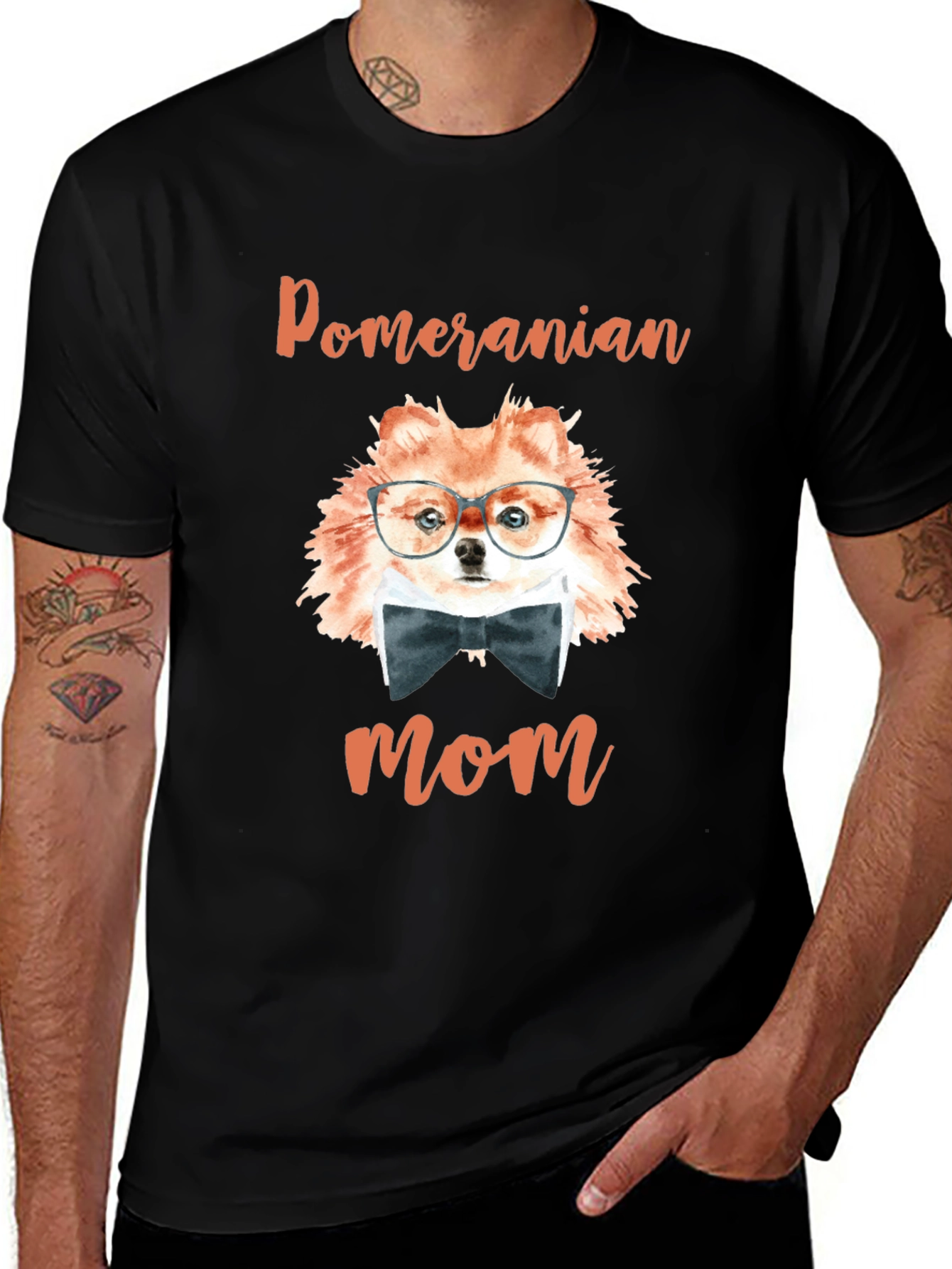 Variant 29 of Pomeranian Mom T-Shirt, Cute Dog Lover Tee