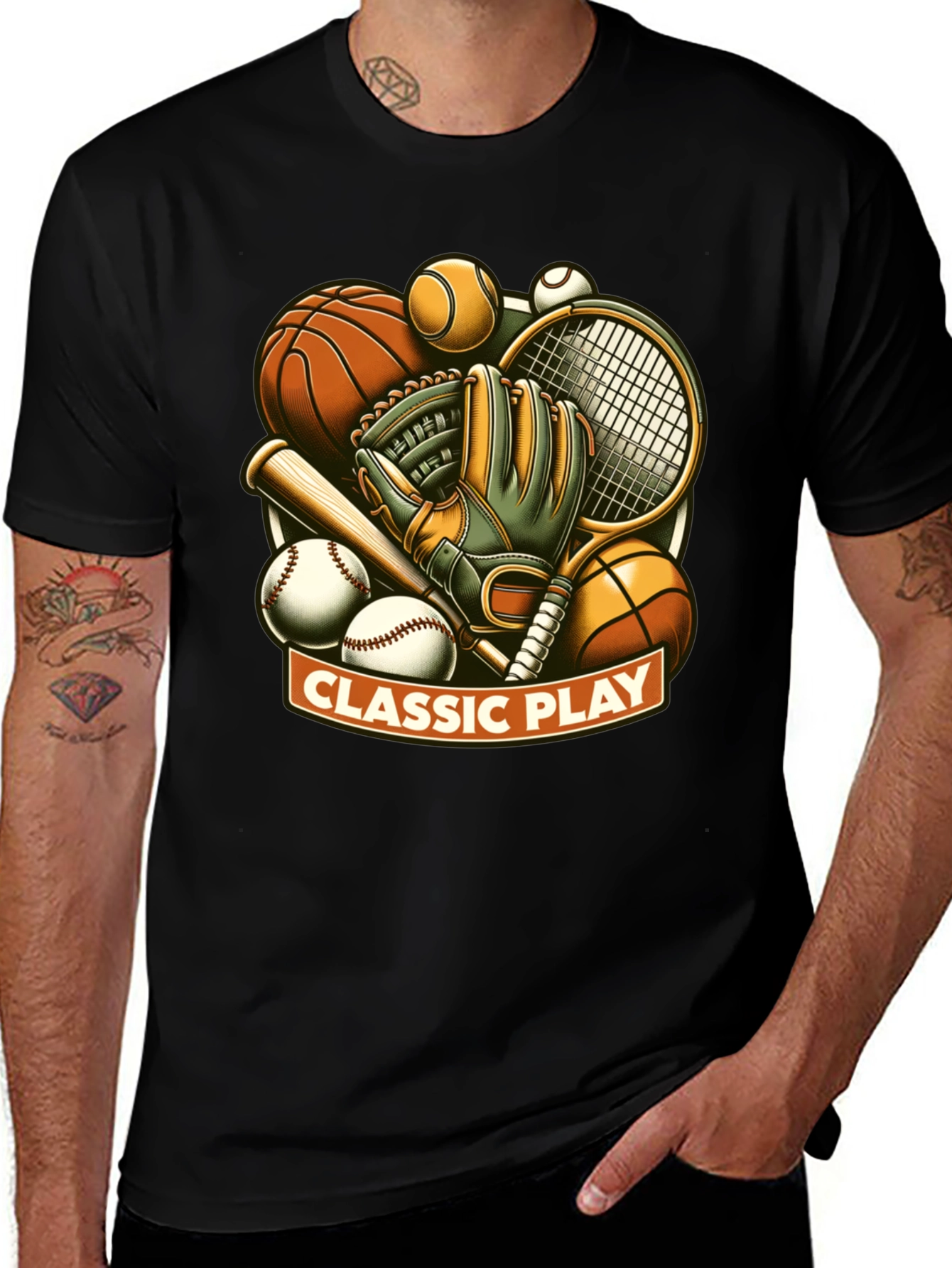 Variant 27 of Classic Play Sports Graphic T-Shirt