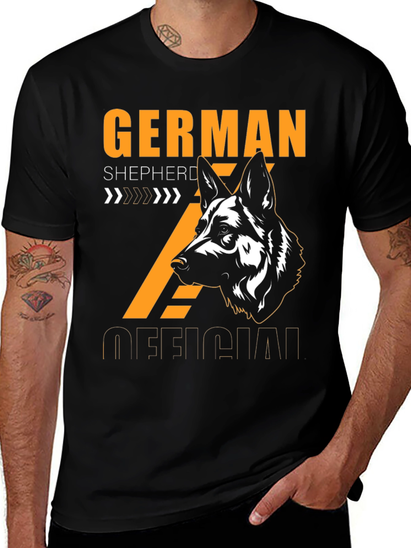 German Shepherd Dog T-Shirt - Official Canine Design