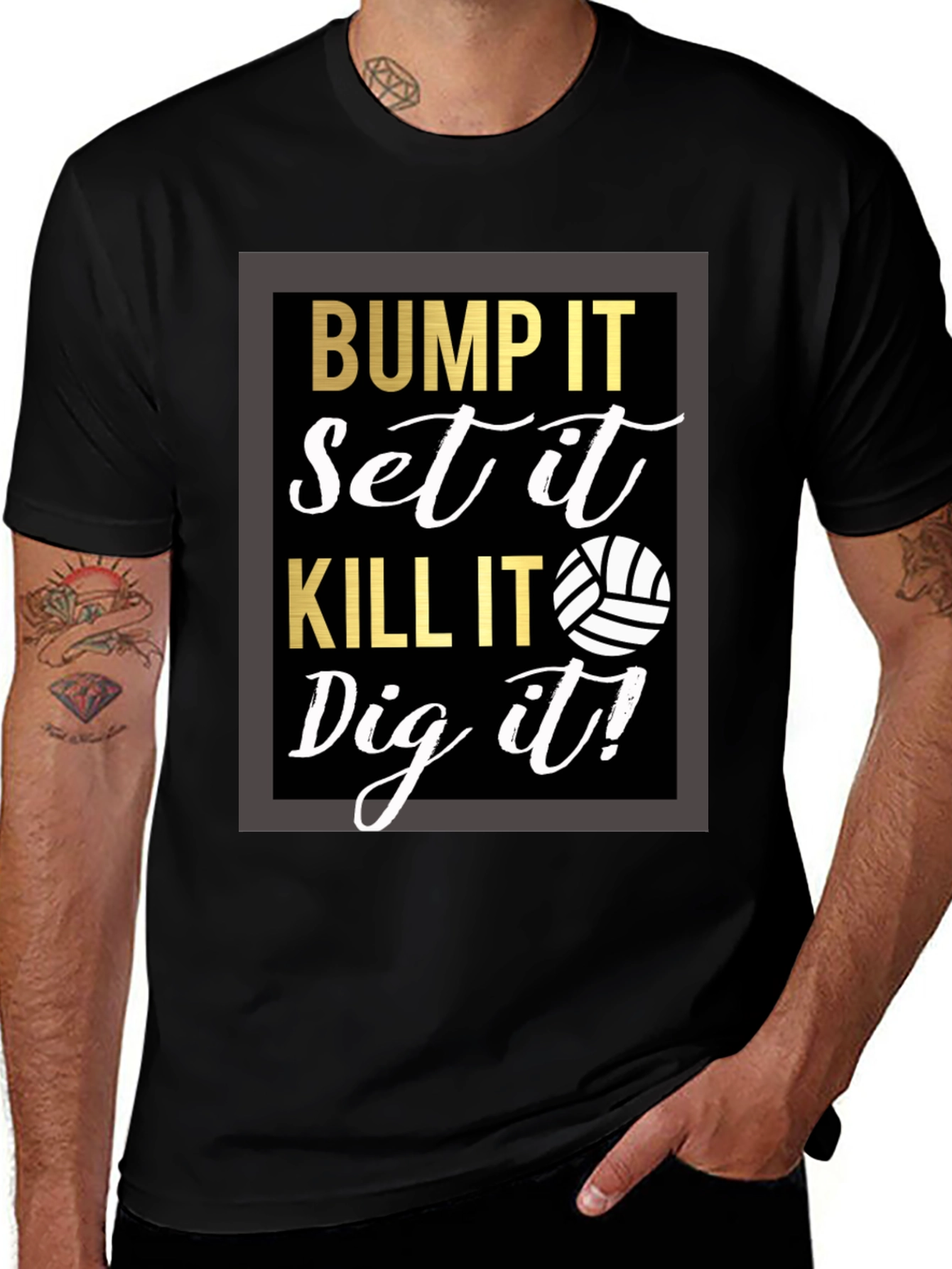 Variant 18 of Volleyball Bump Set Kill Dig T-Shirt