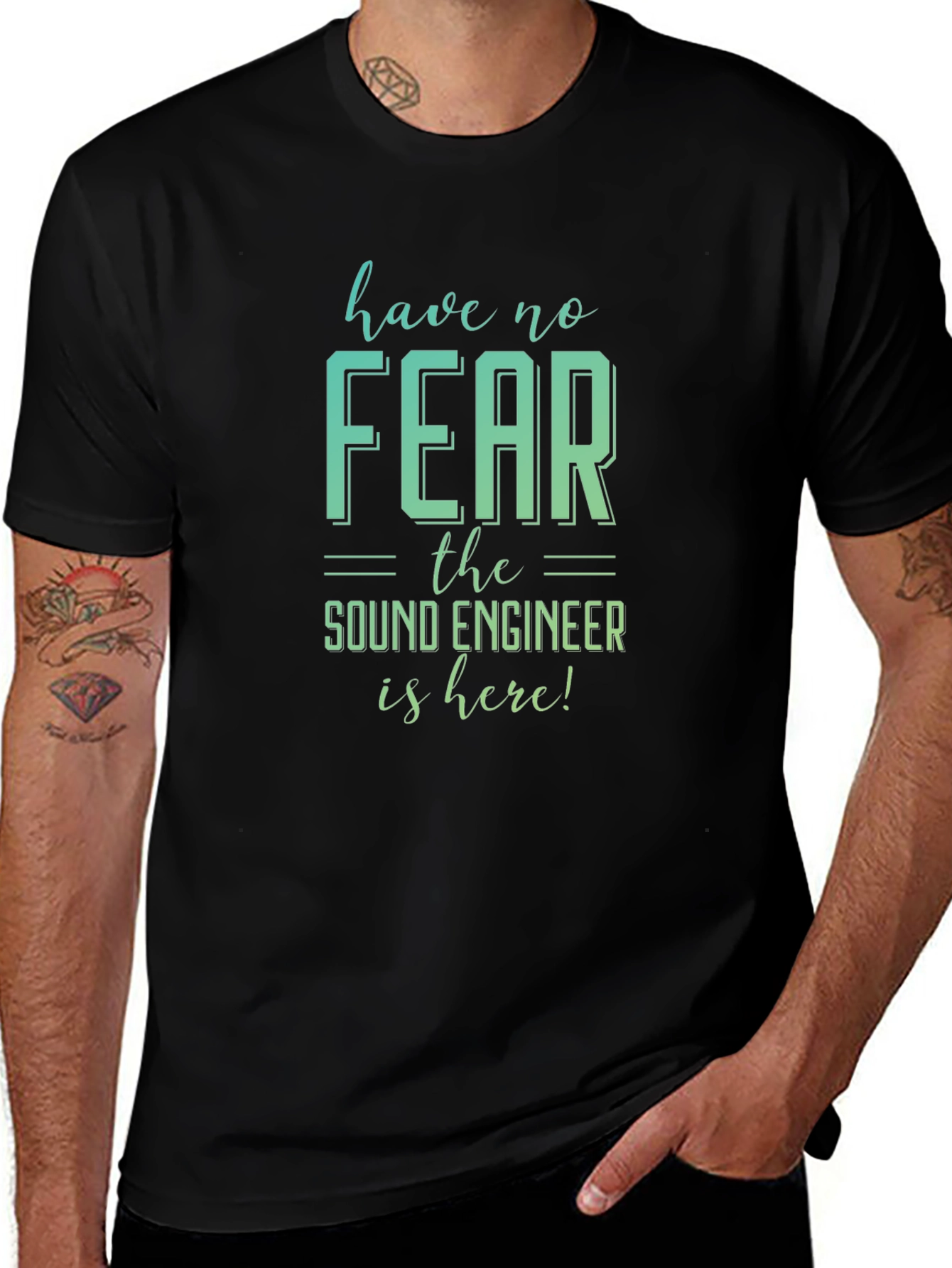Variant 14 of Have No Fear Sound Engineer T-Shirt