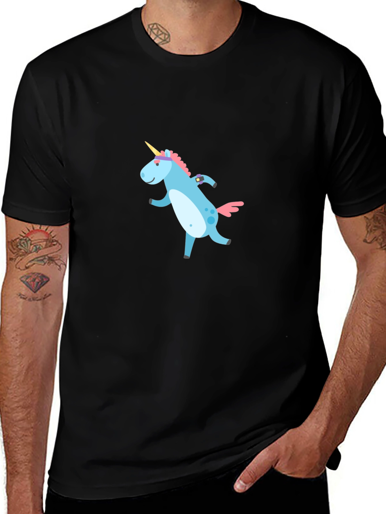 Variant 27 of Unicorn Running Graphic Tee