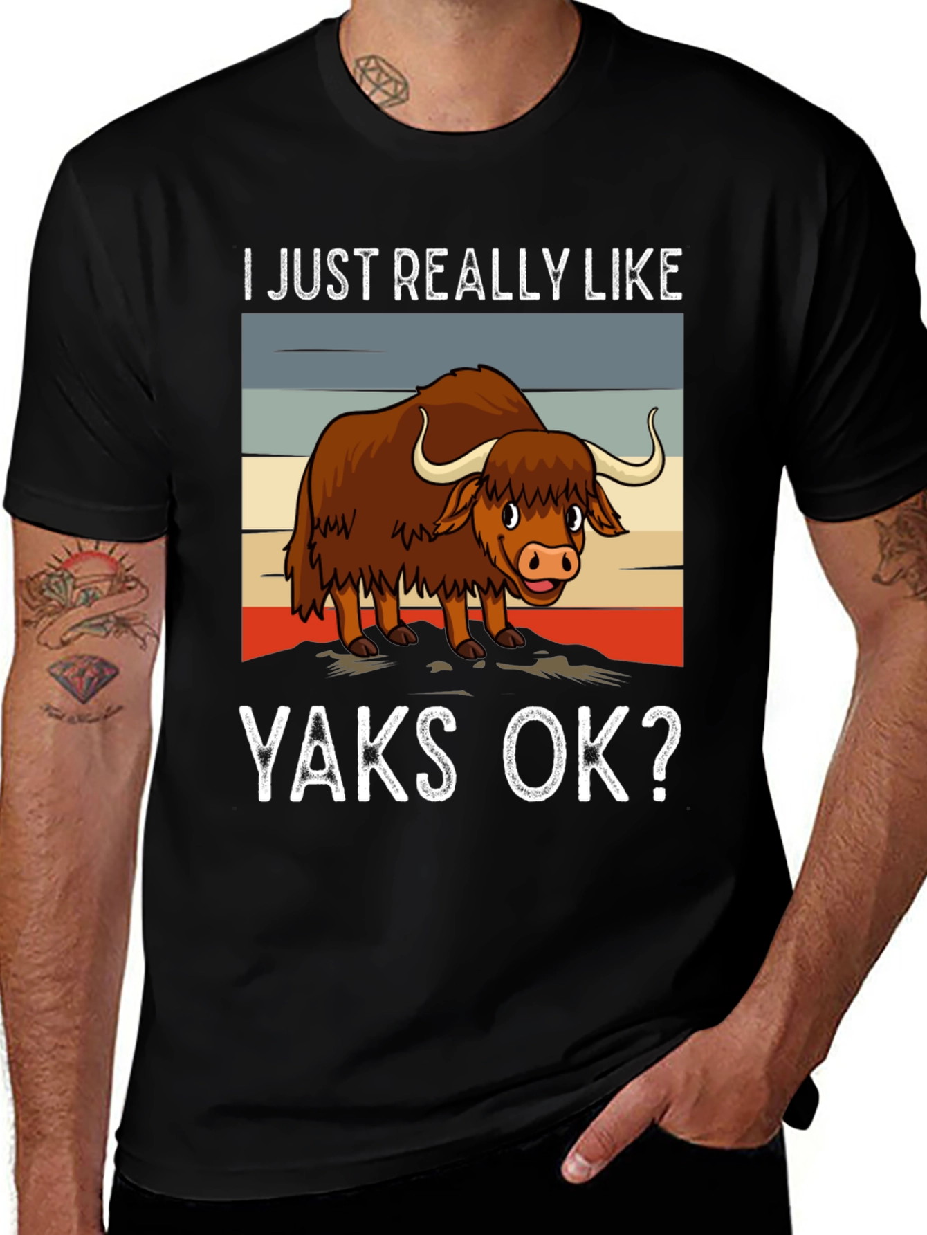 Variant 3 of I Just Really Like Yaks OK? T-Shirt