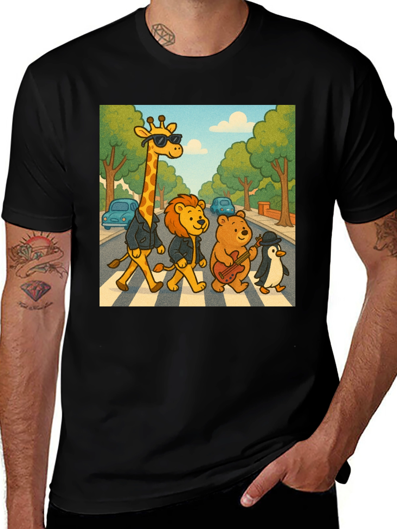 Variant 5 of Abbey Road Animal Band T-Shirt