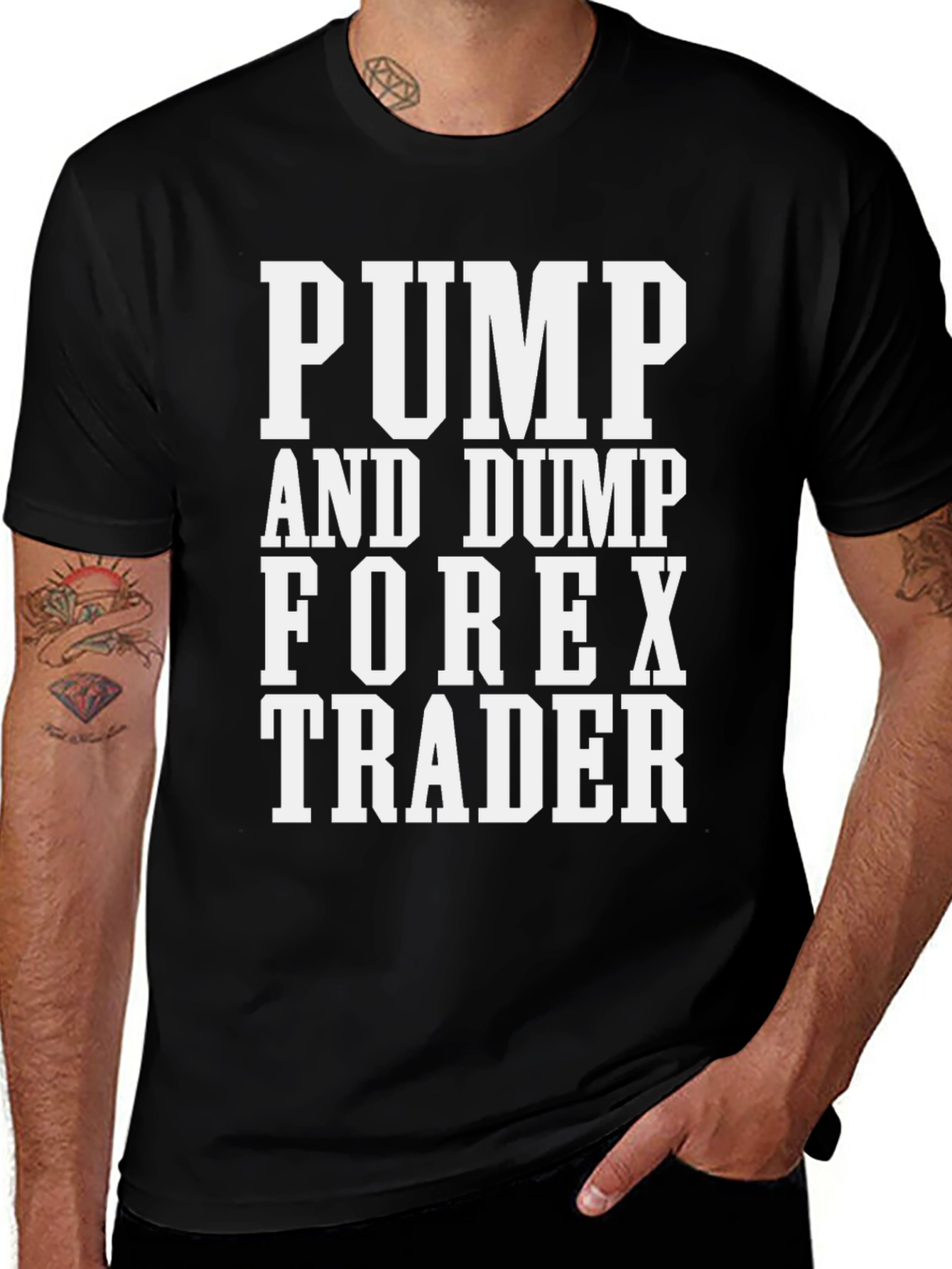 Pump and Dump Forex Trader Graphic T-Shirt