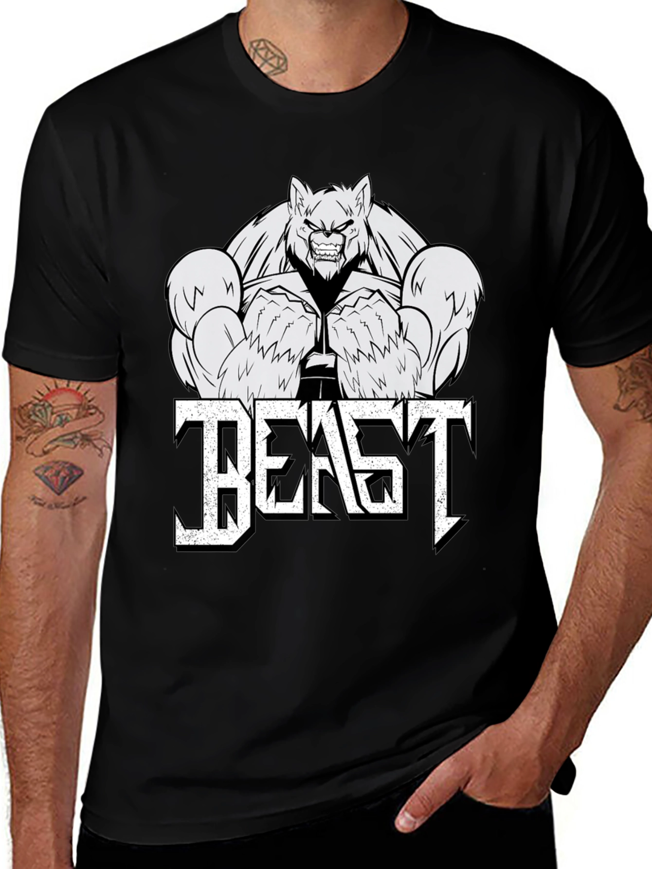 Variant 17 of Beast Mode T-Shirt - Gym & Fitness Apparel