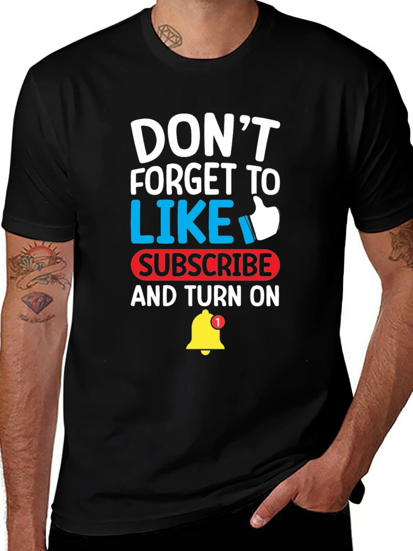 Don't Forget To Like, Subscribe T-Shirt