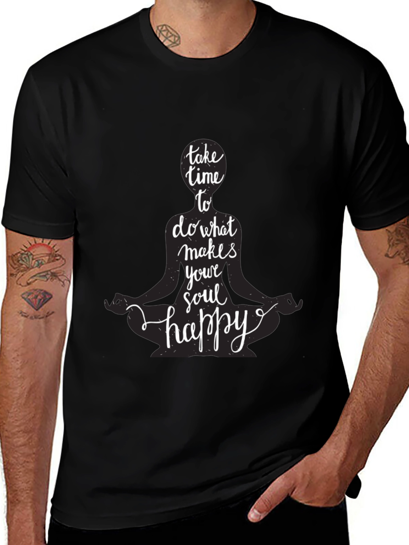 Meditative Soul T-Shirt - Find Your Happy Place