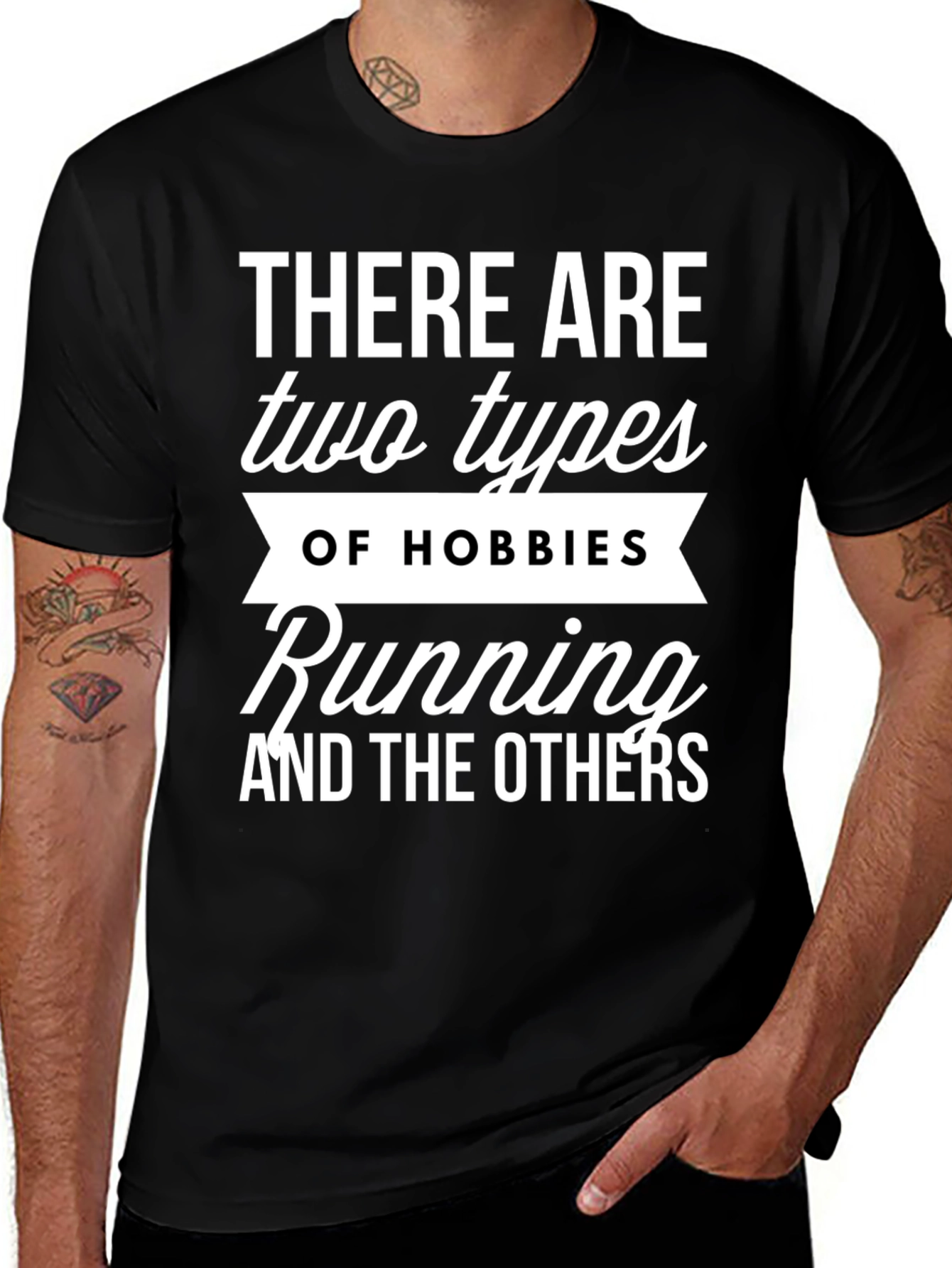 Variant 4 of Funny Running Hobbies T-Shirt