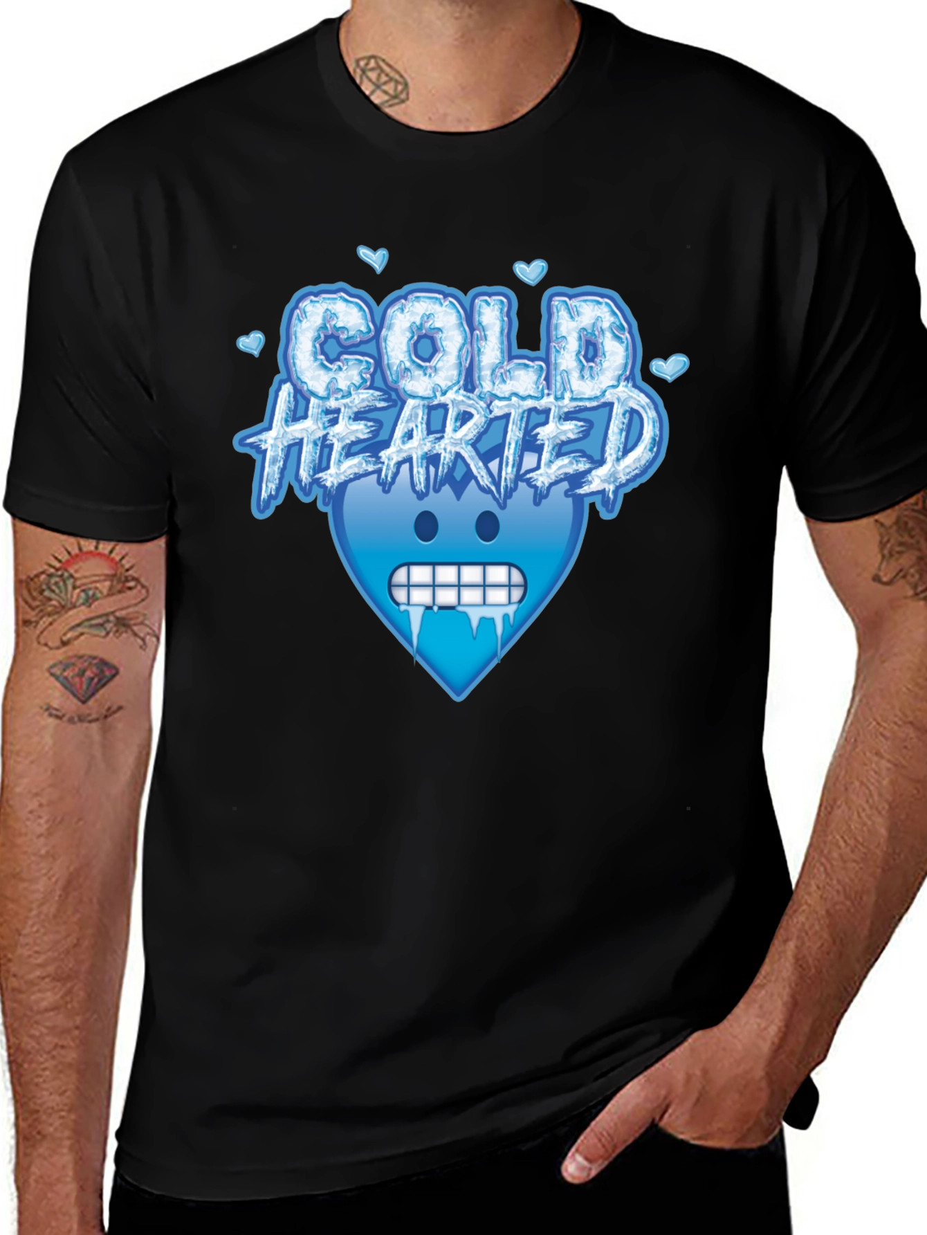 Variant 6 of Cold Hearted Graphic T-Shirt