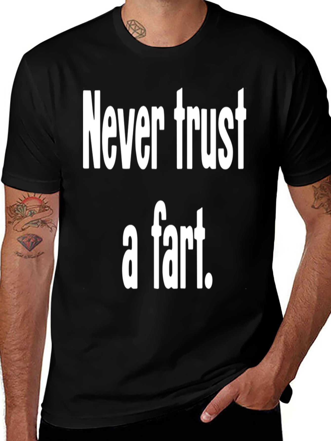 Variant 23 of Never Trust a Fart Graphic Tee