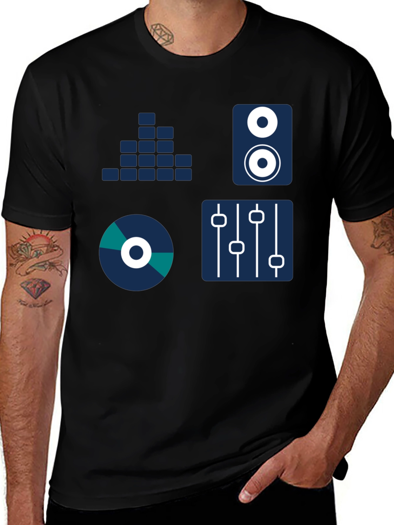 DJ Music Graphic T-Shirt