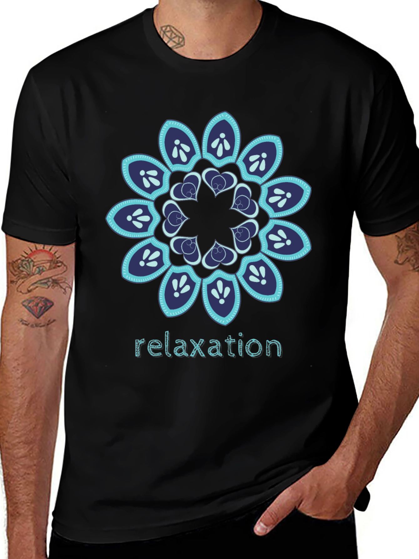 Variant 5 of Relaxation Mandala T-Shirt
