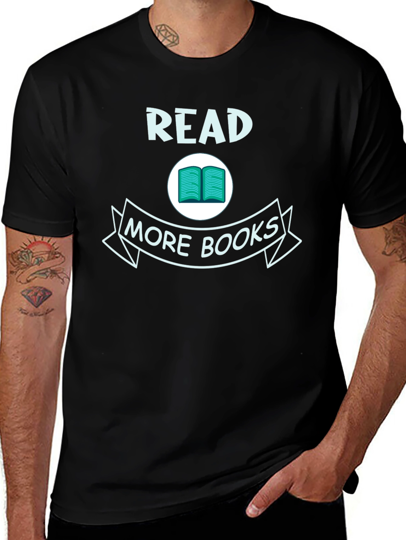 Variant 20 of Read More Books Graphic T-Shirt