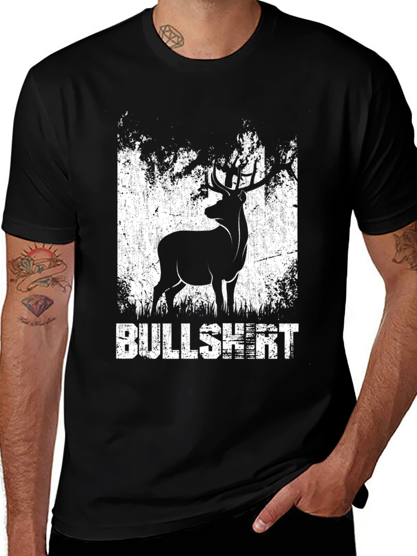 Variant 25 of Bullshirt Deer Graphic Tee