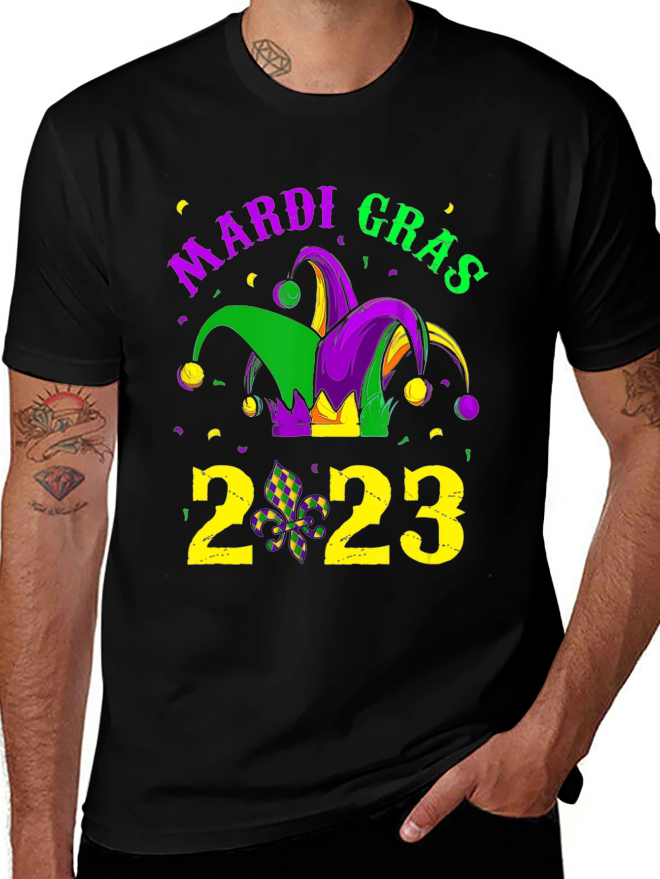 Mardi Gras 2023 Graphic T-Shirt