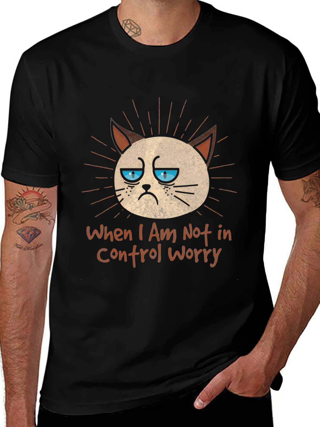 Variant 18 of Grumpy Cat 'Control' Graphic T-Shirt