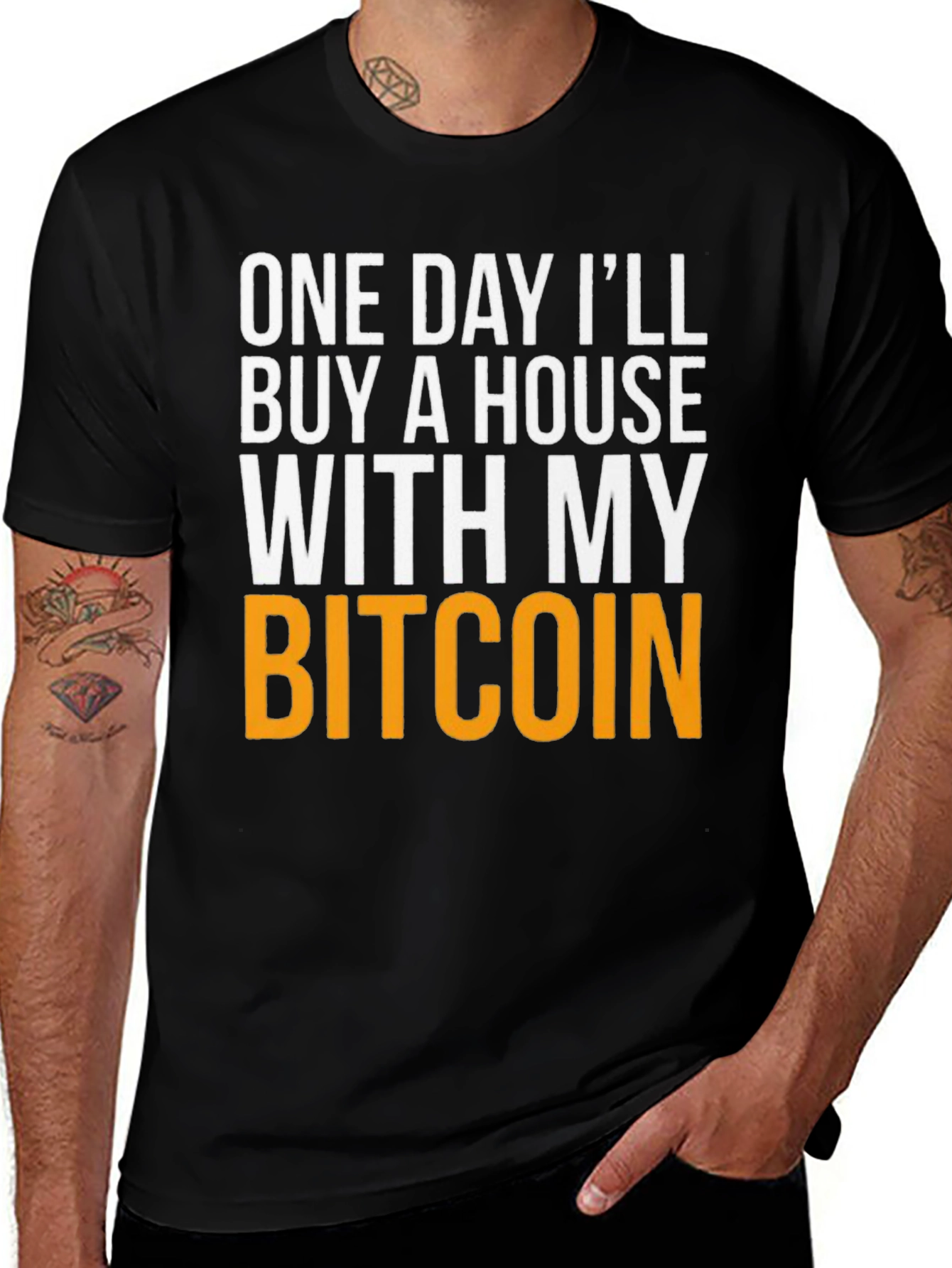 Bitcoin House T-Shirt - Crypto Future!