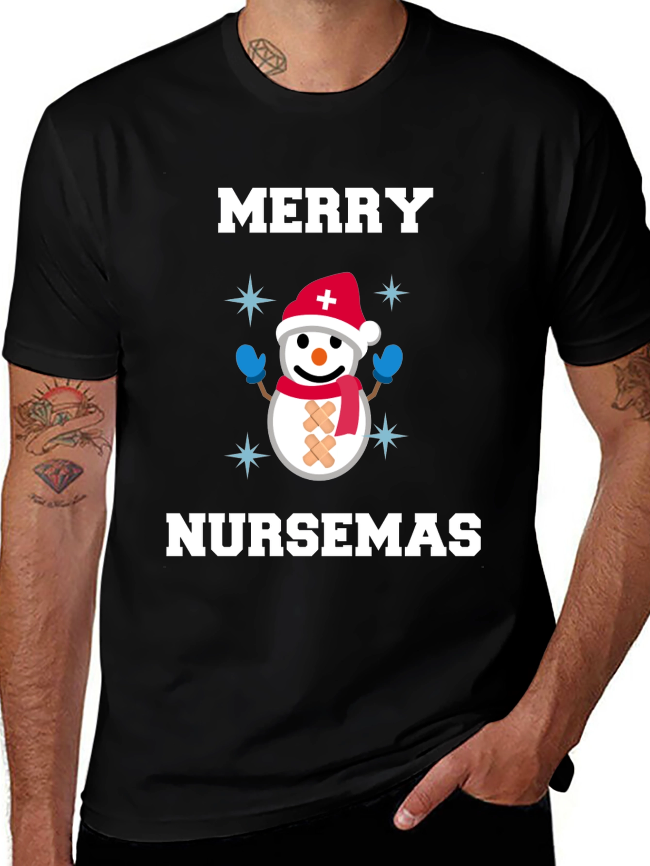 Merry NurseMas T-Shirt - Holiday Nursing Apparel