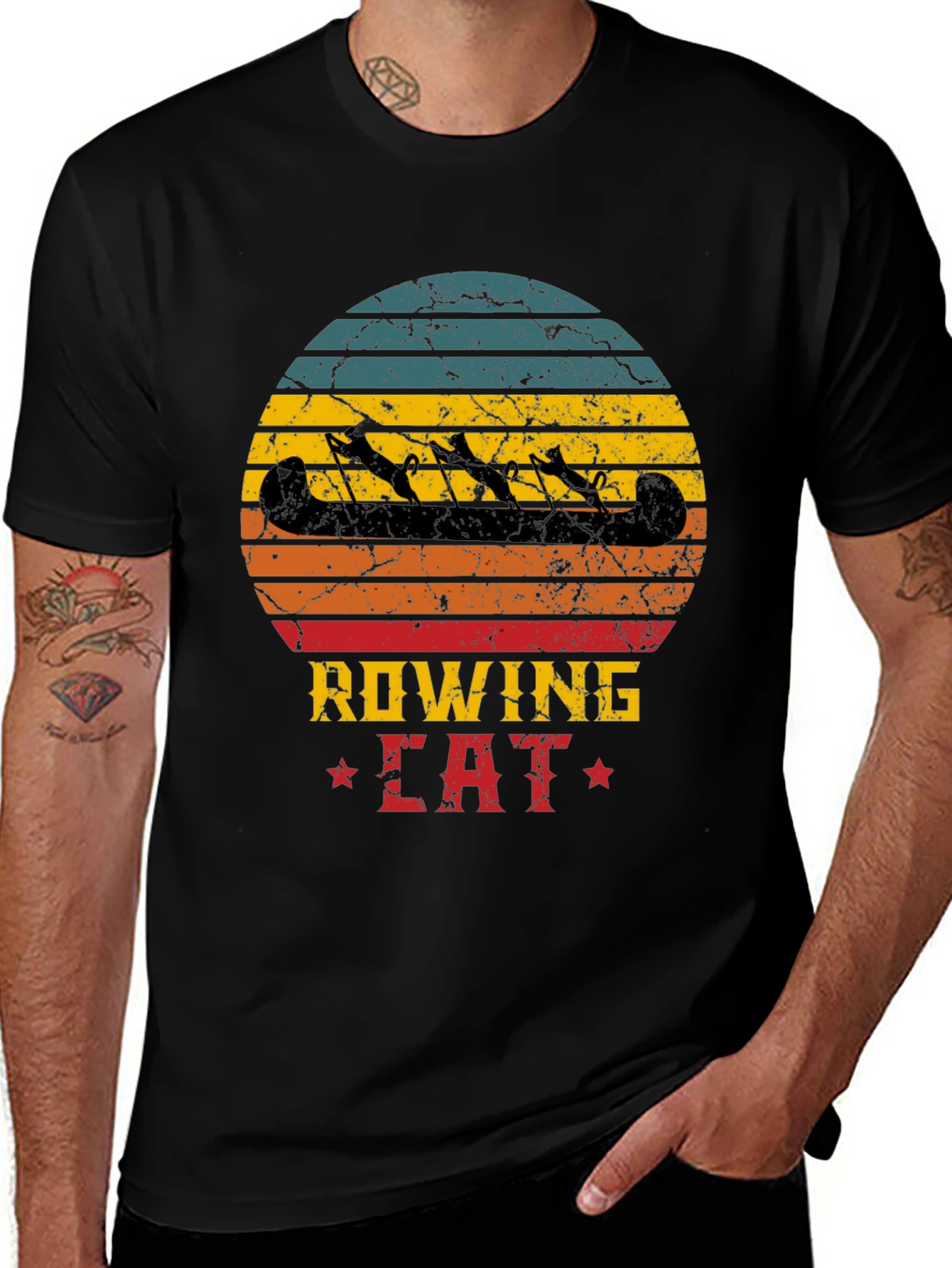 Variant 28 of Rowing Team Graphic Print T-Shirt