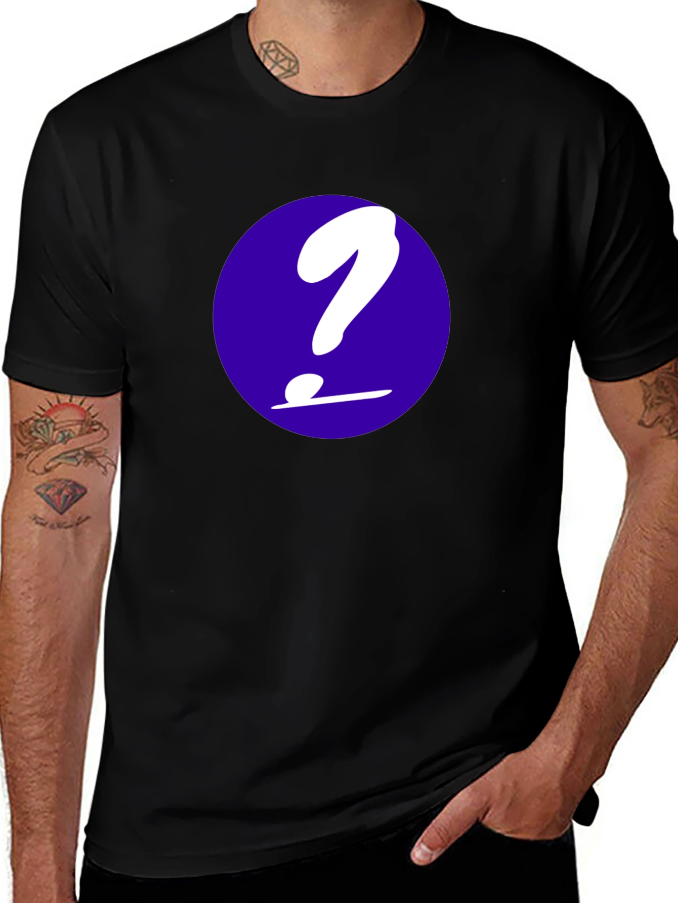 Variant 27 of Question Mark T-Shirt - Mystery & Style